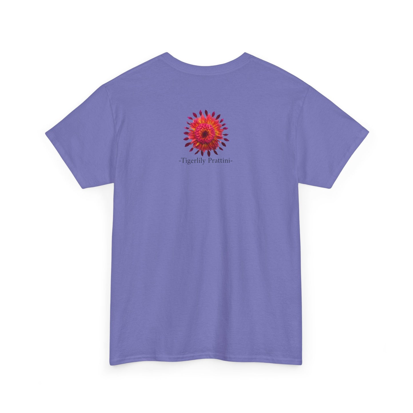 Heavy Cotton T-Shirt (Dahlia Extravaganza)