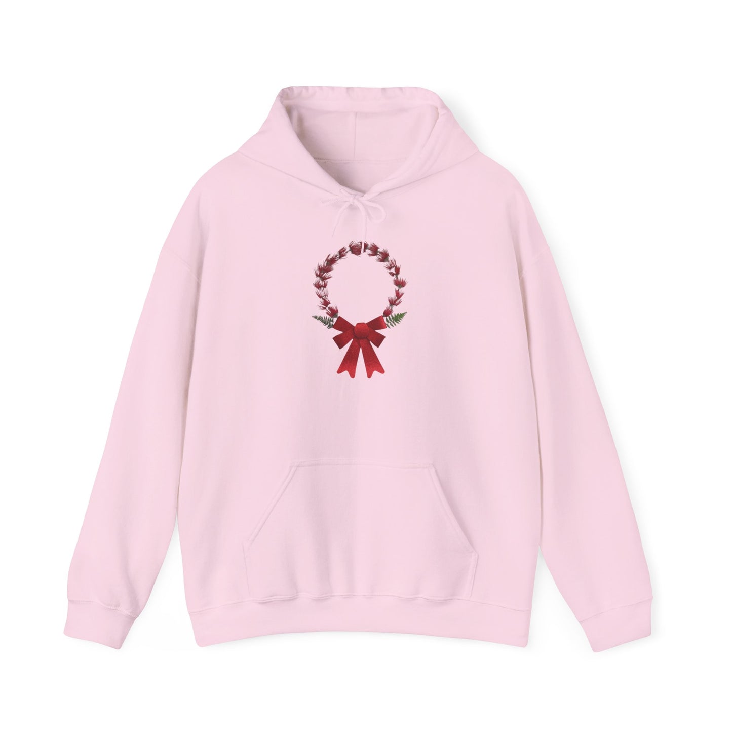 Ethically Grown Cotton Hoody (Christmas Wreath)