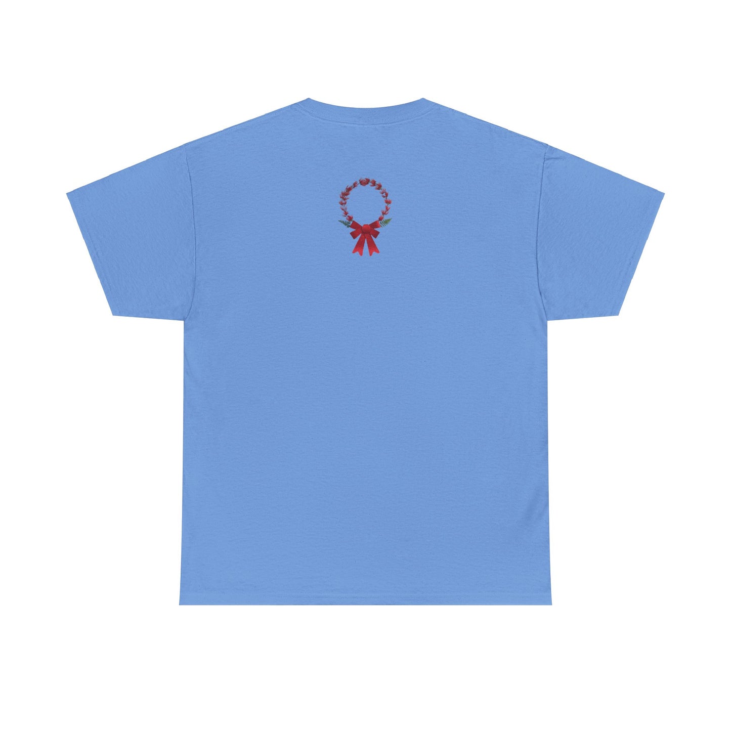 Heavy Cotton T-Shirt (Christmas Wreath)