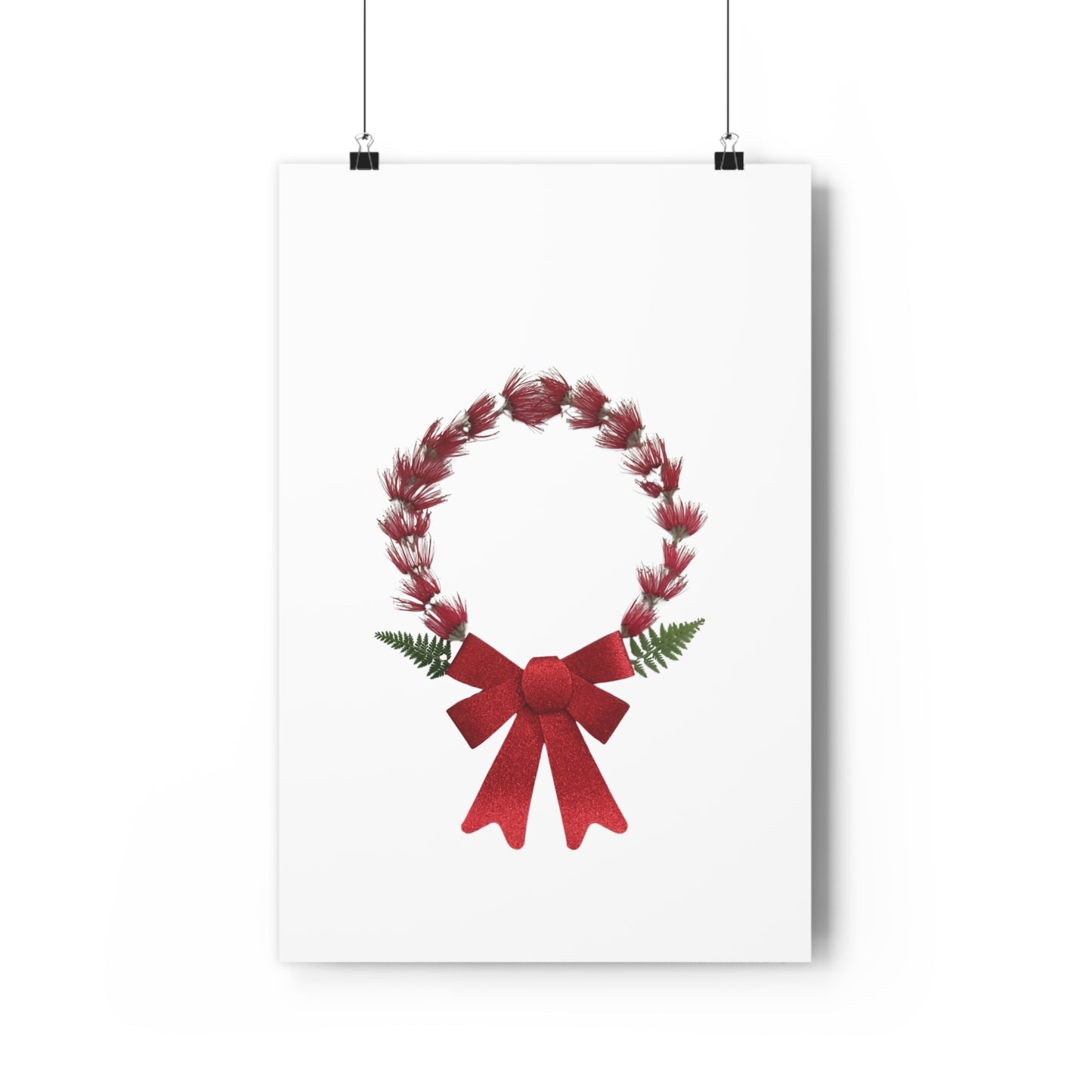 Mandala Poster (Christmas Wreath)