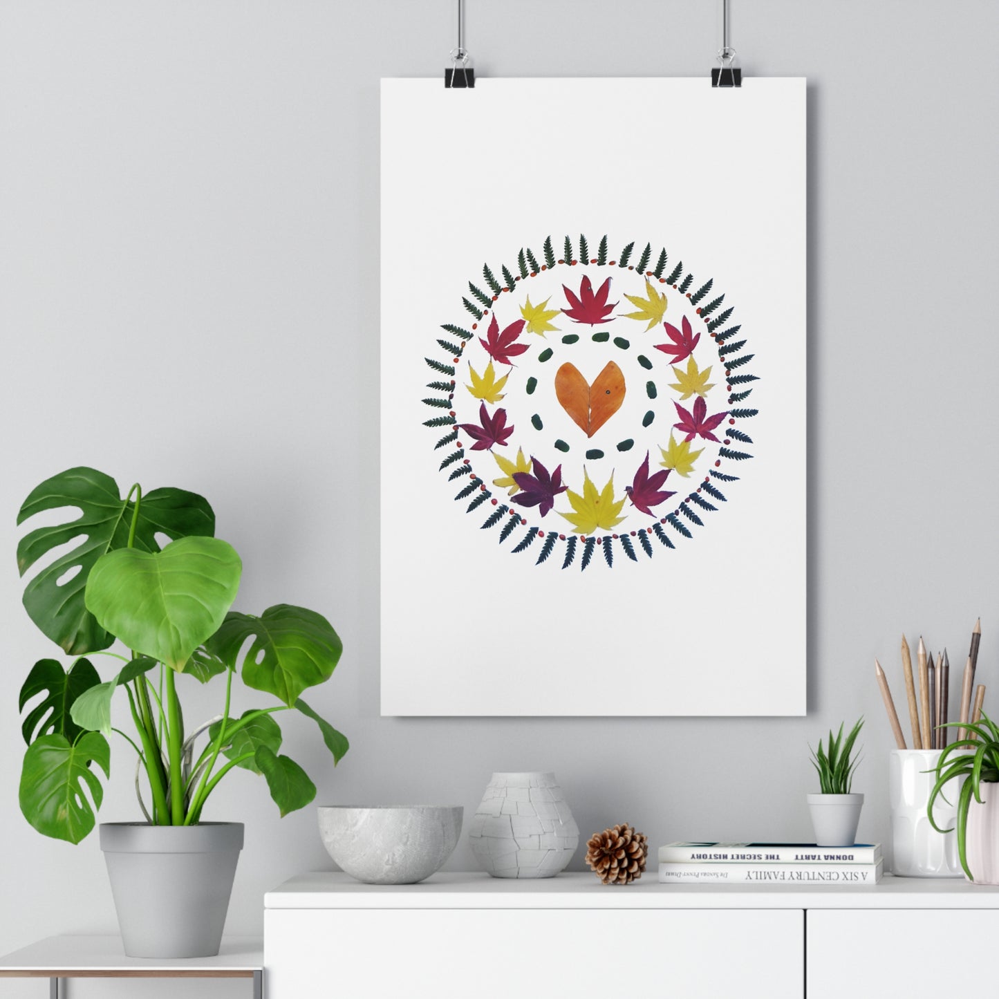 Mandala Poster (Autumn Leaves)