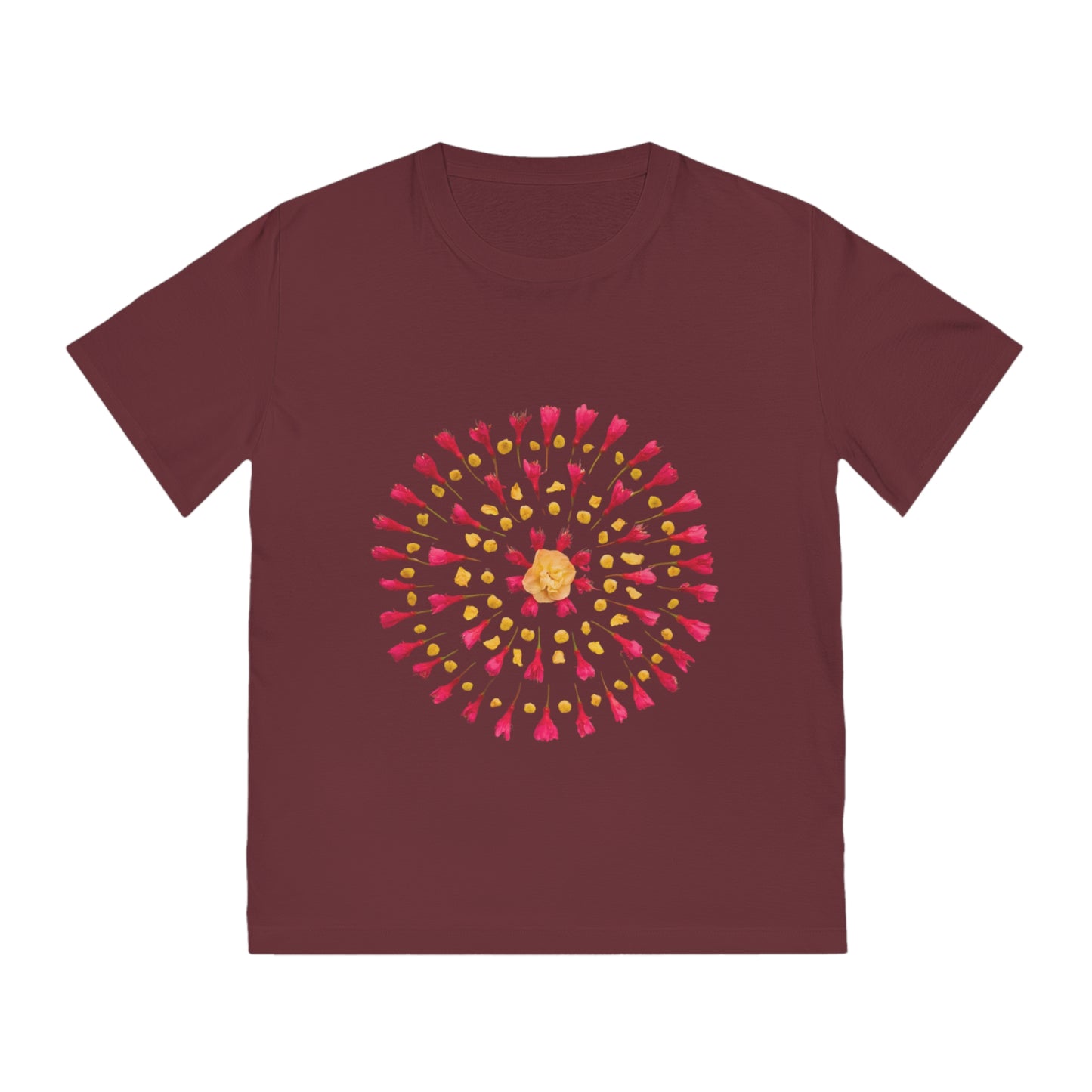 Unisex Mandala T-Shirt (Cherry Blossoms)