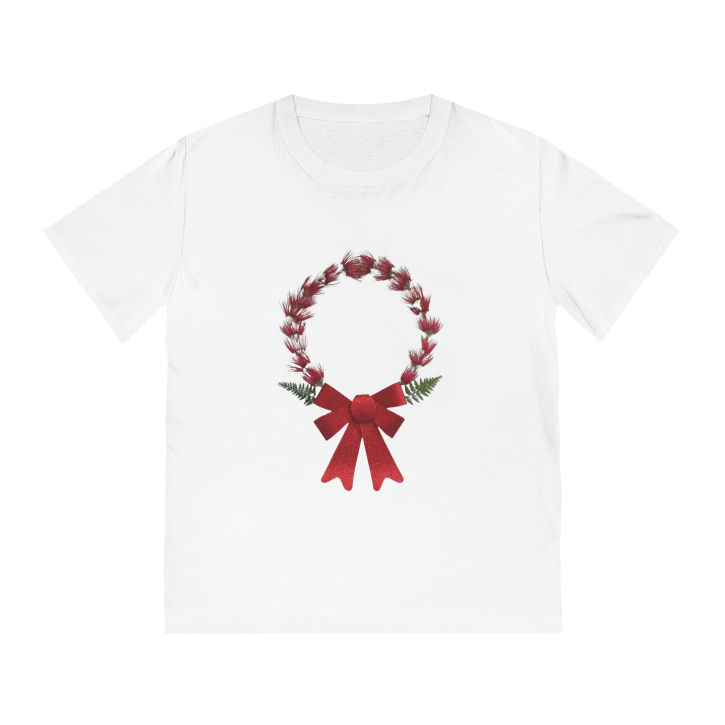 Unisex Mandala T-Shirt (Christmas Wreath)