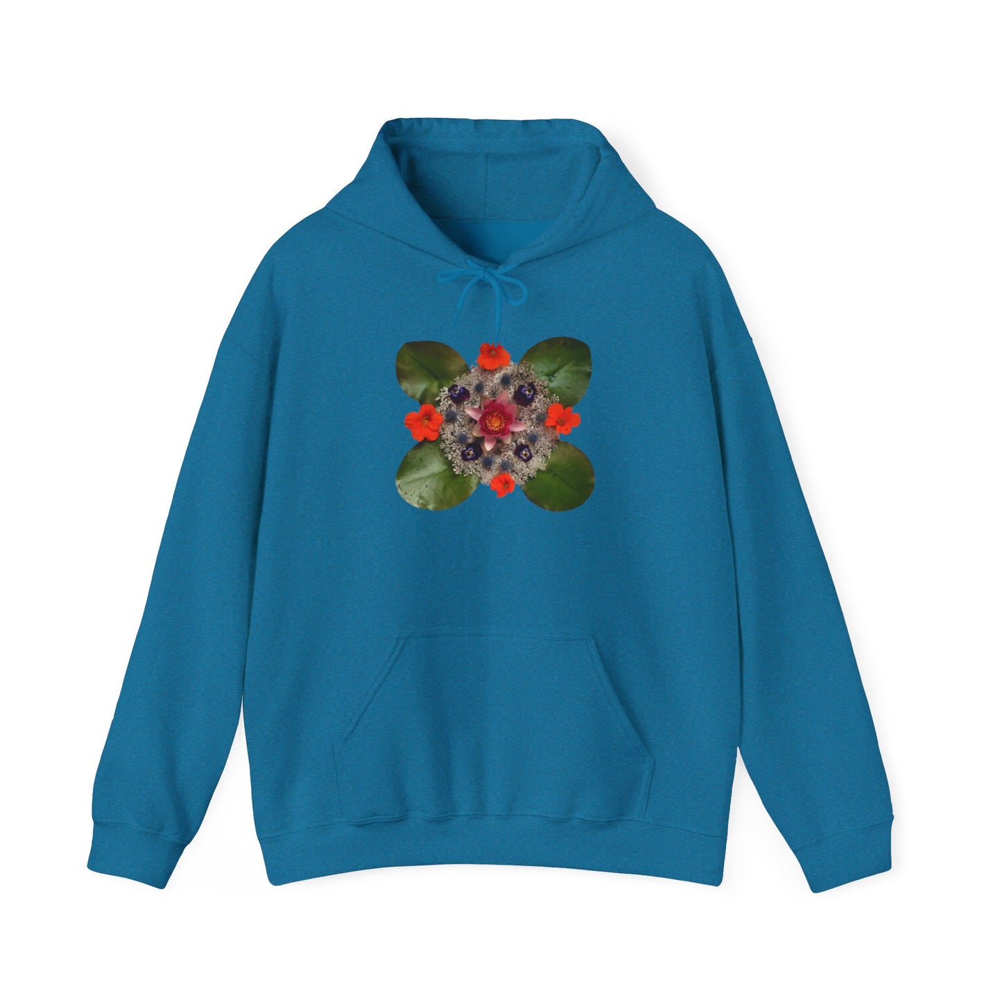 Ethically Grown Cotton Hoody (Water Lily)