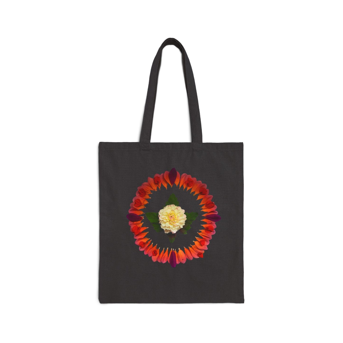 Canvas Tote Bag (Summer Dahlias)