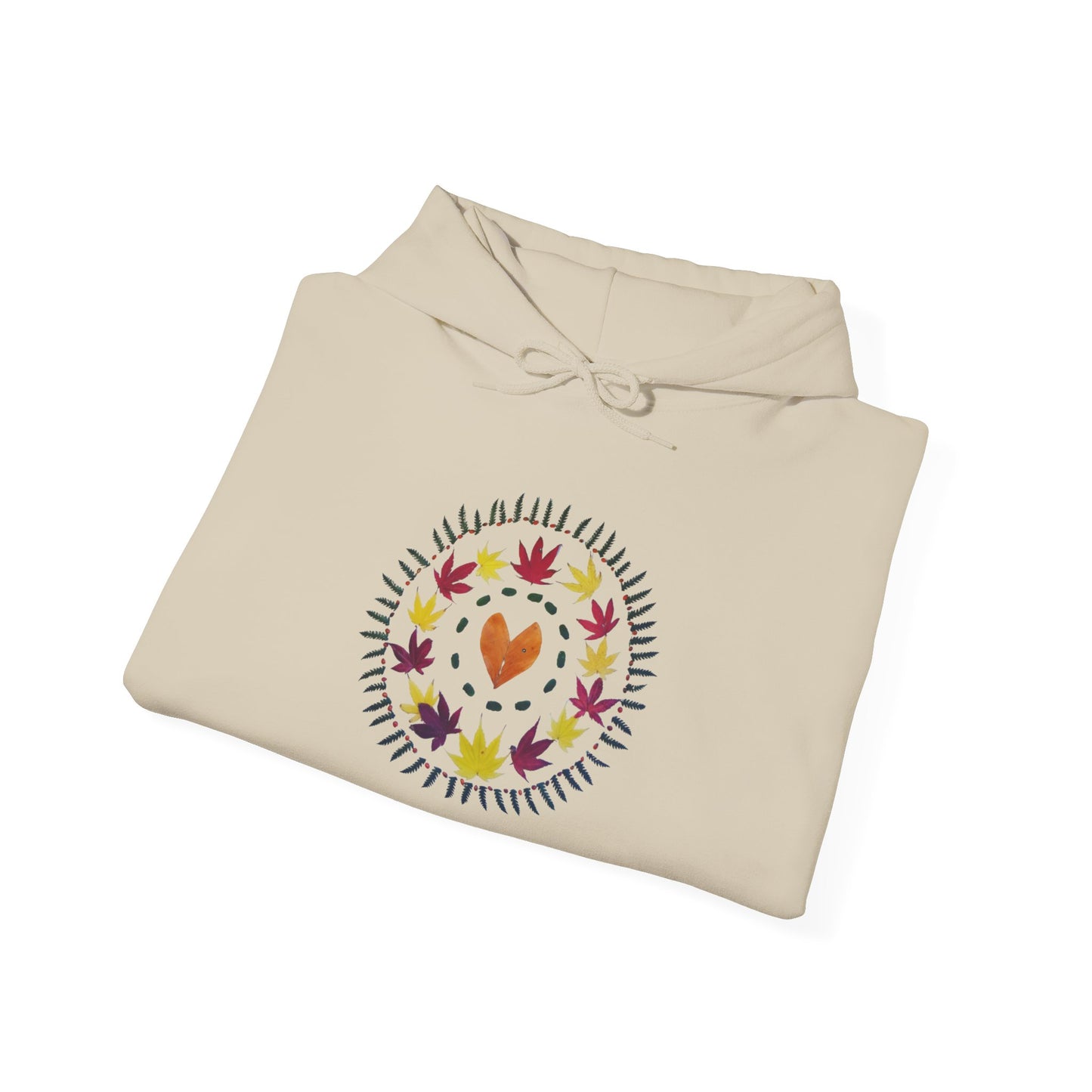 Ethically Grown Cotton Hoody (Autumn Leaves)