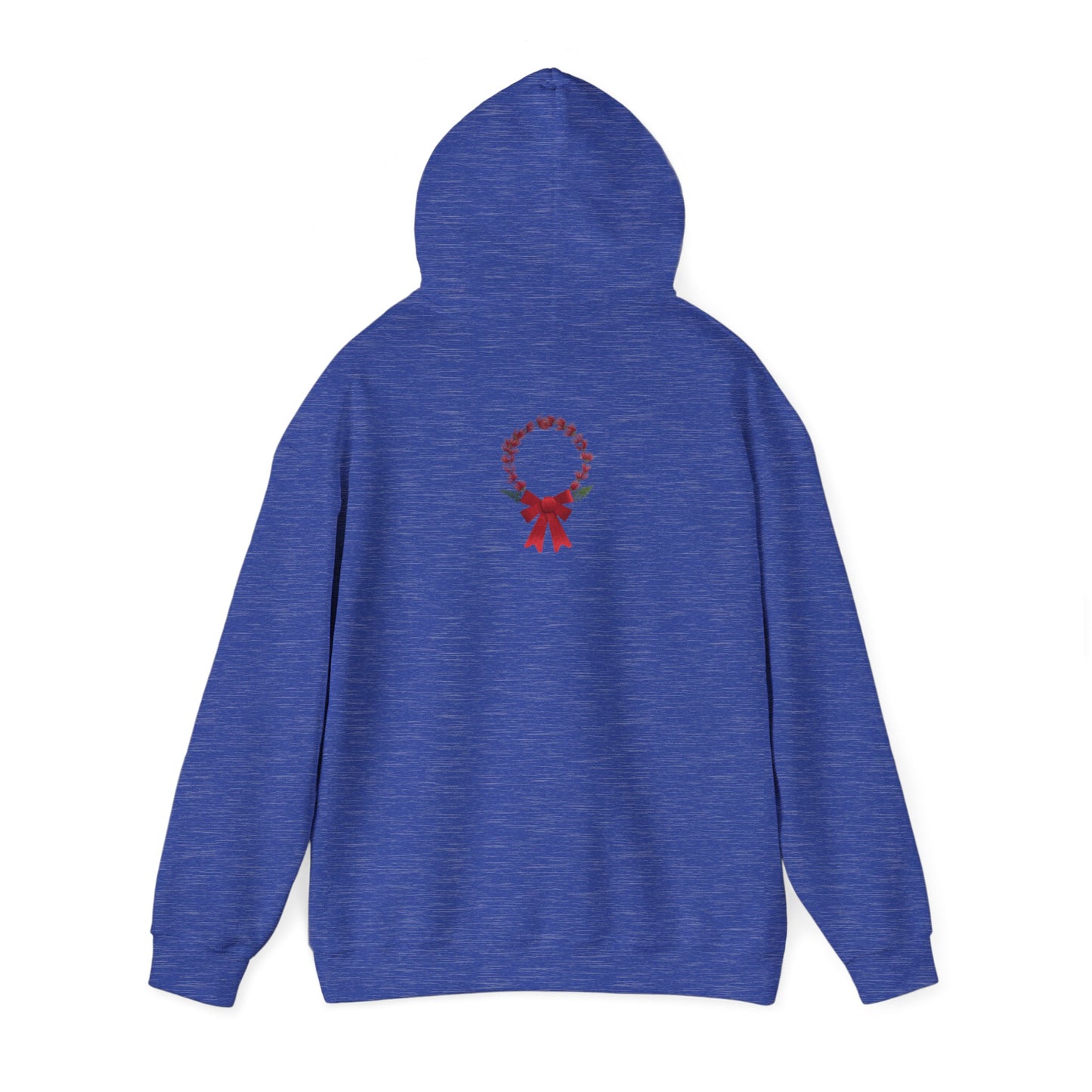 Ethically Grown Cotton Hoody (Christmas Wreath)