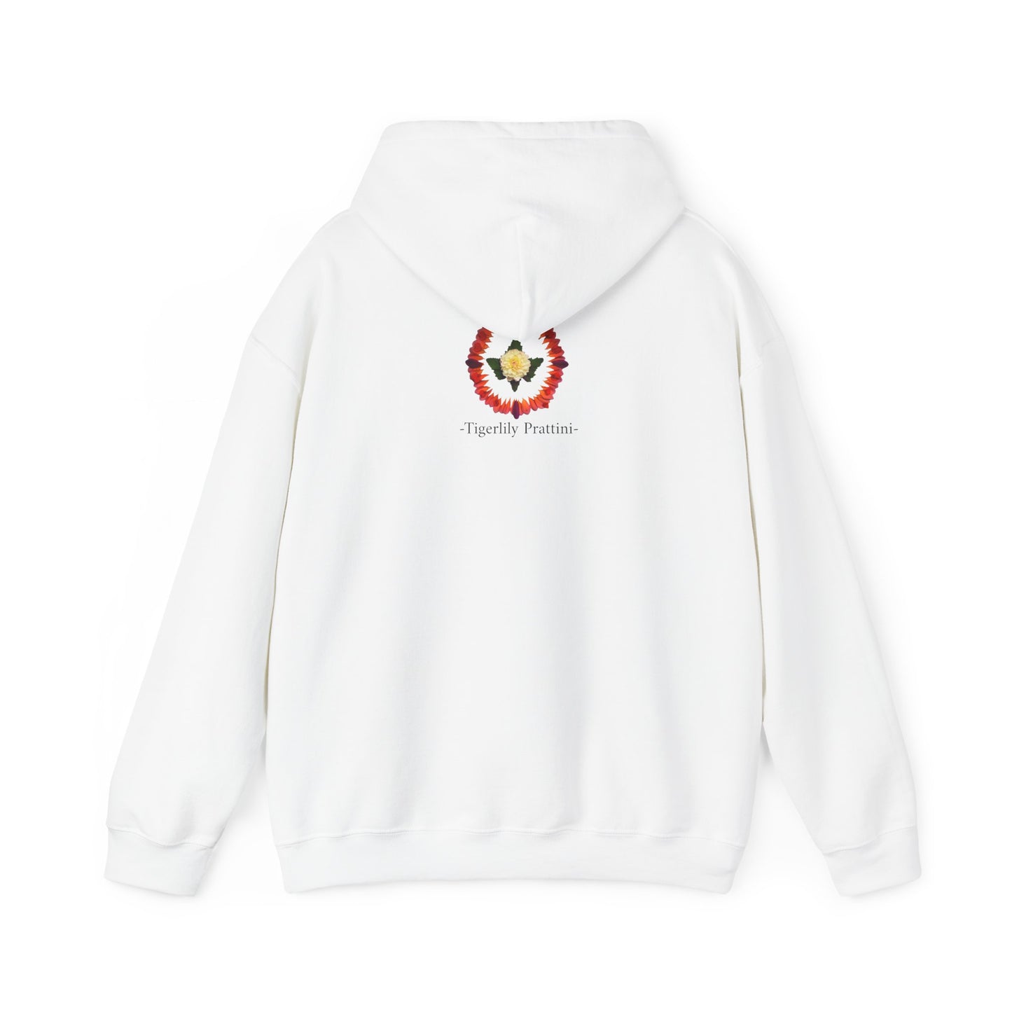 Ethically Grown Cotton Hoody (Summer Dahlias)