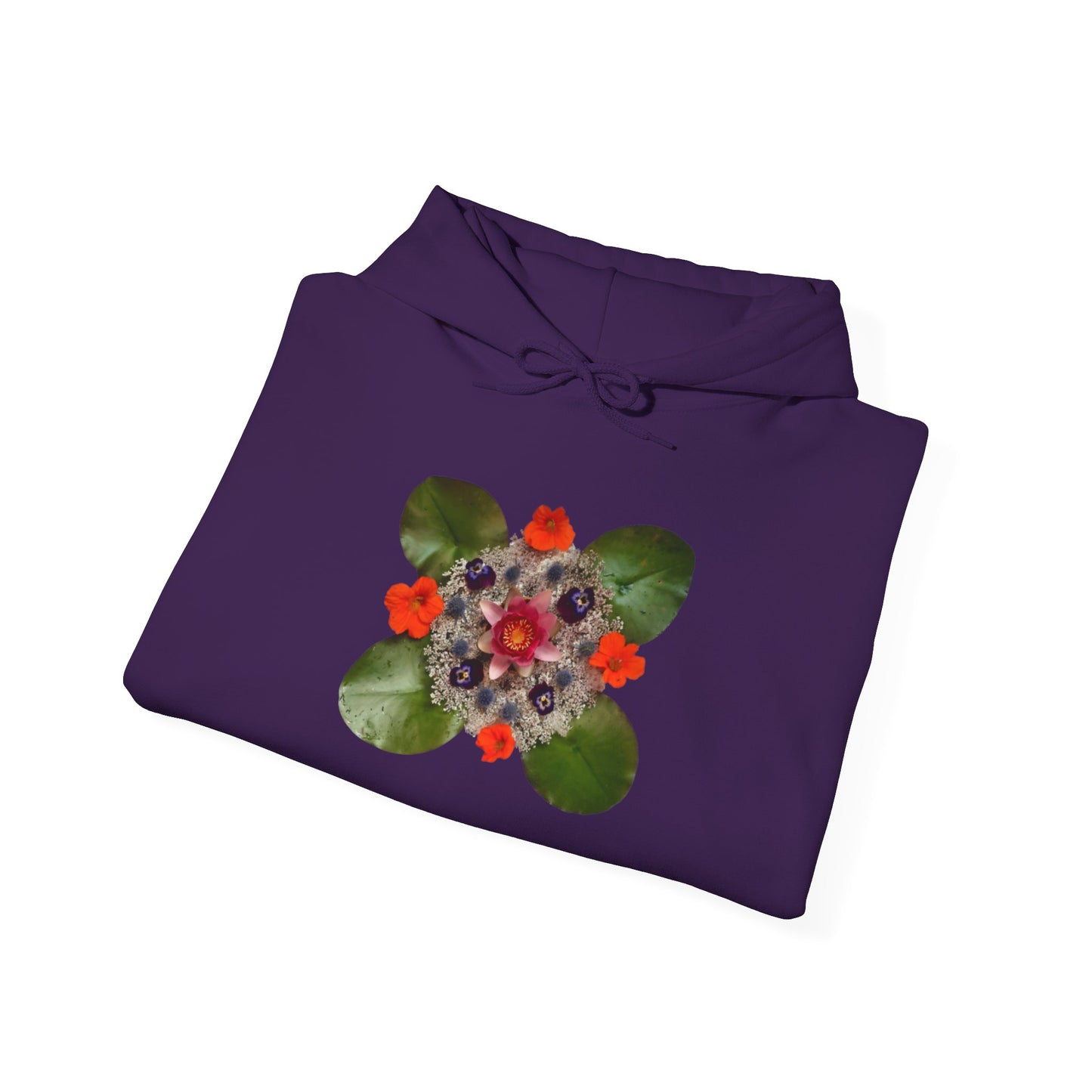 Ethically Grown Cotton Hoody (Water Lily)
