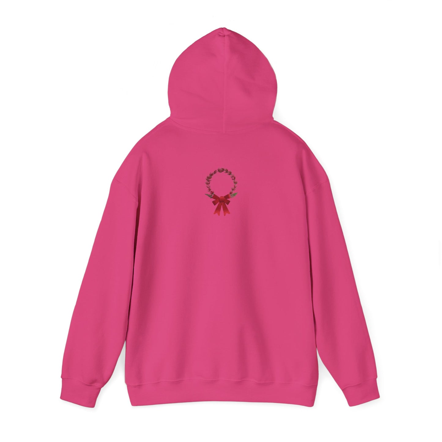 Ethically Grown Cotton Hoody (Christmas Wreath)