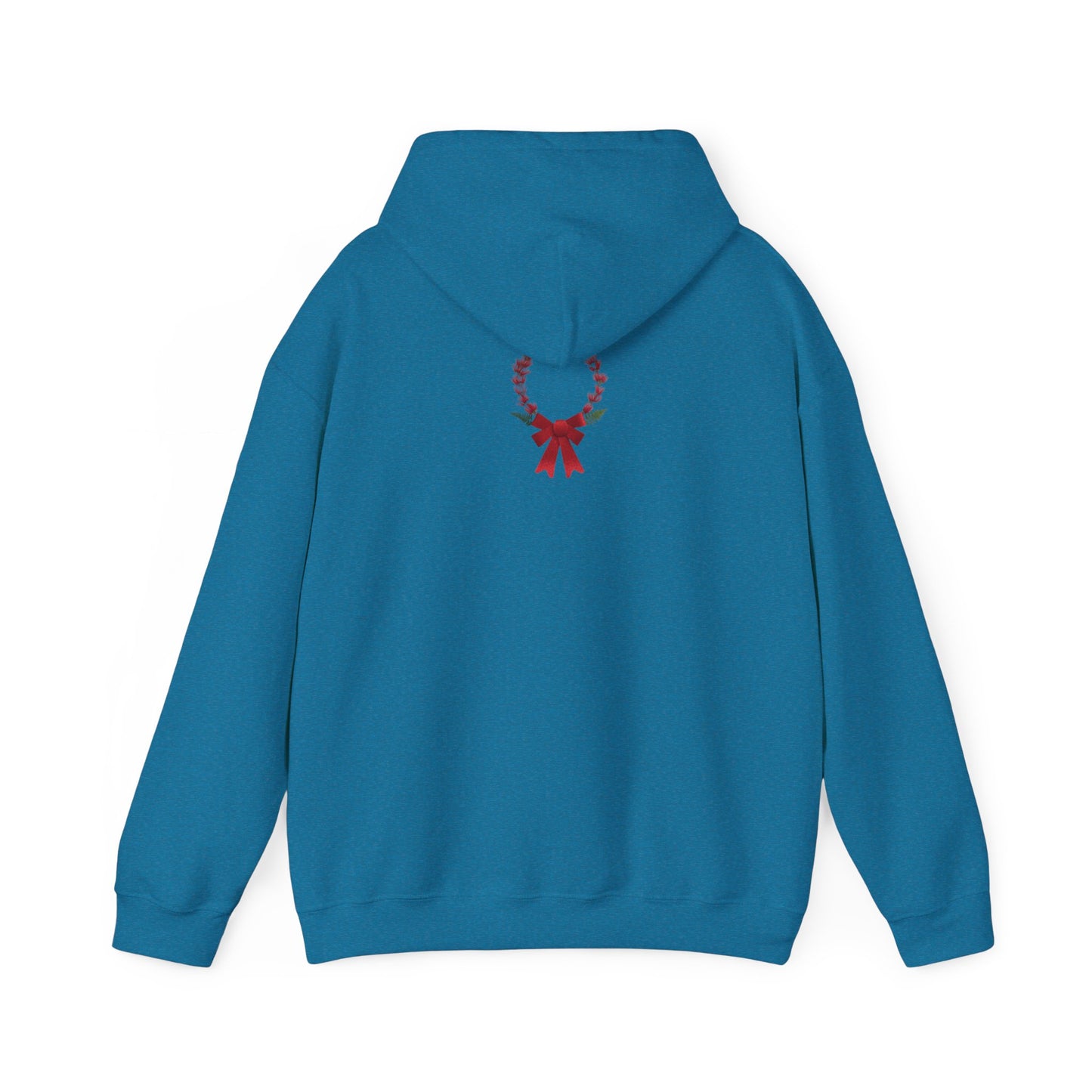 Ethically Grown Cotton Hoody (Christmas Wreath)