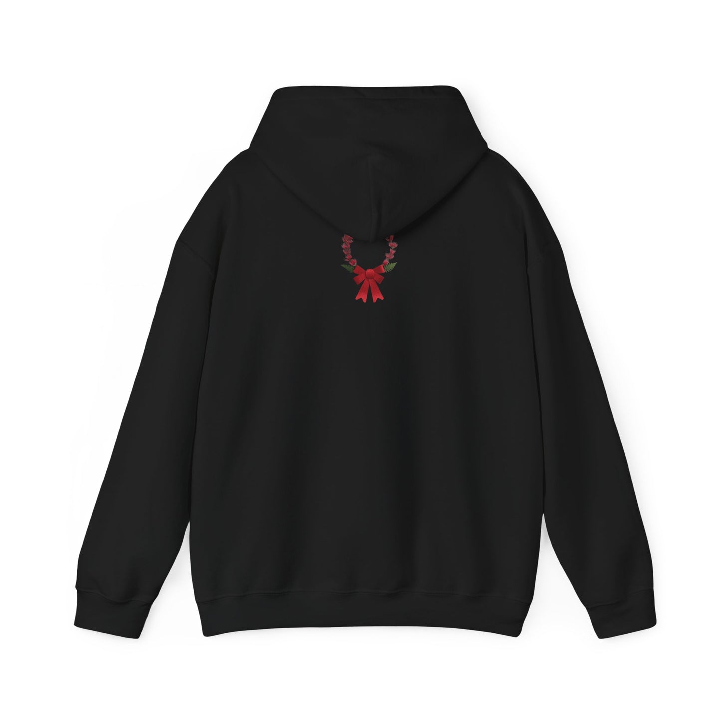 Ethically Grown Cotton Hoody (Christmas Wreath)