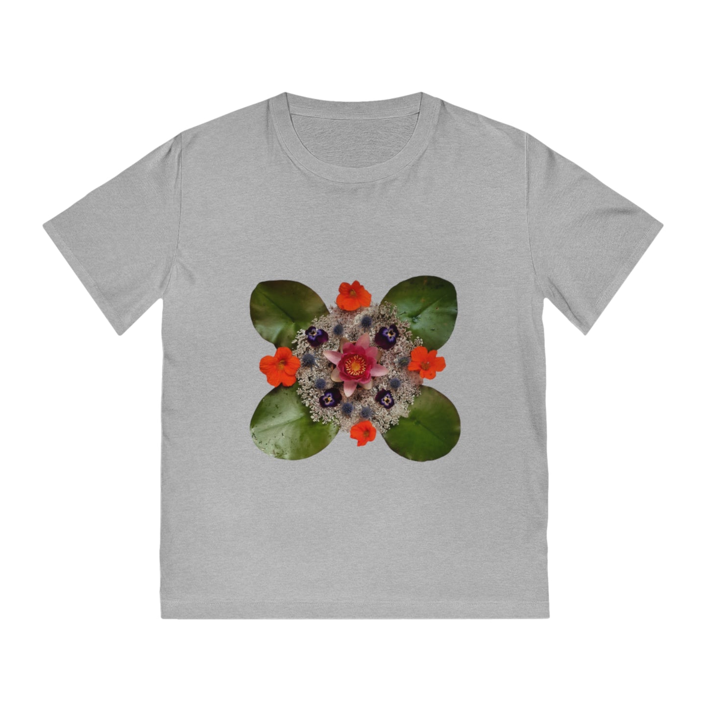 Unisex Mandala T-Shirt (Water Lily)