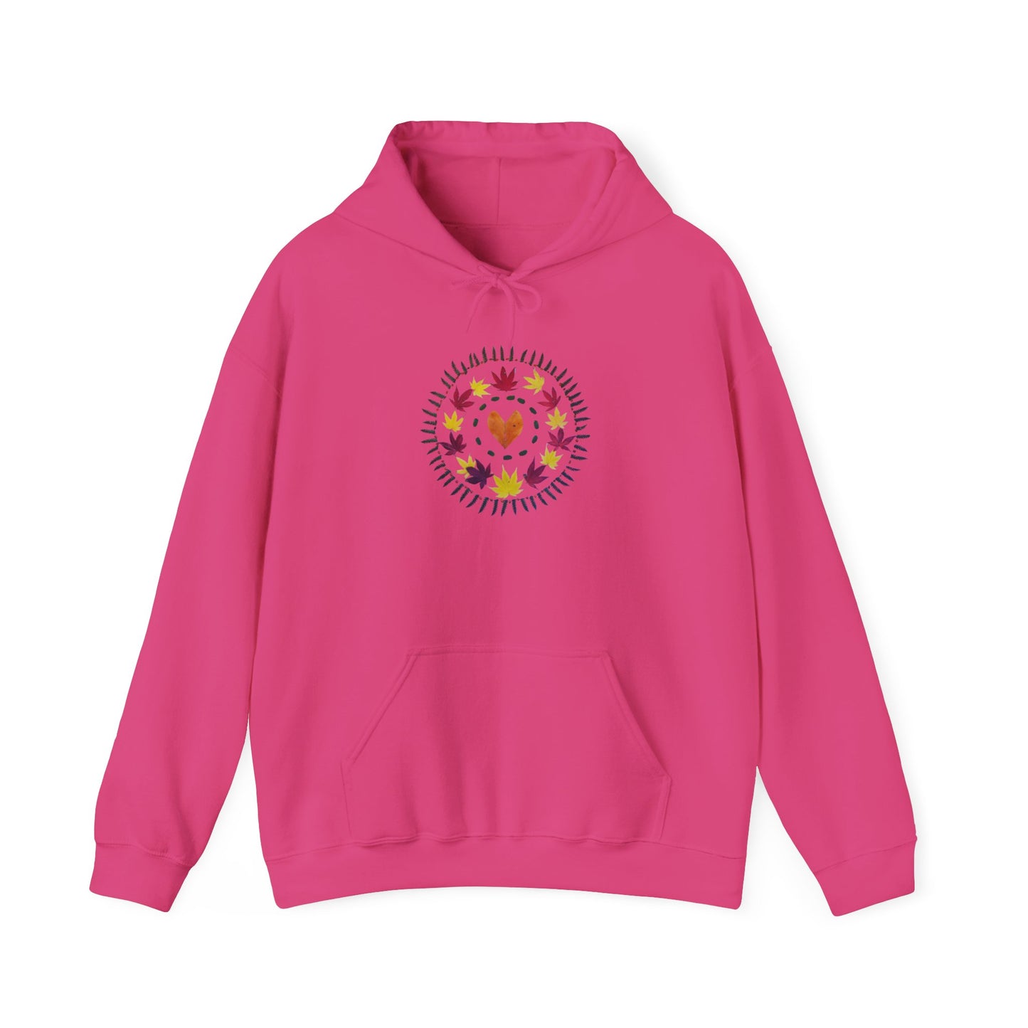 Ethically Grown Cotton Hoody (Autumn Leaves)