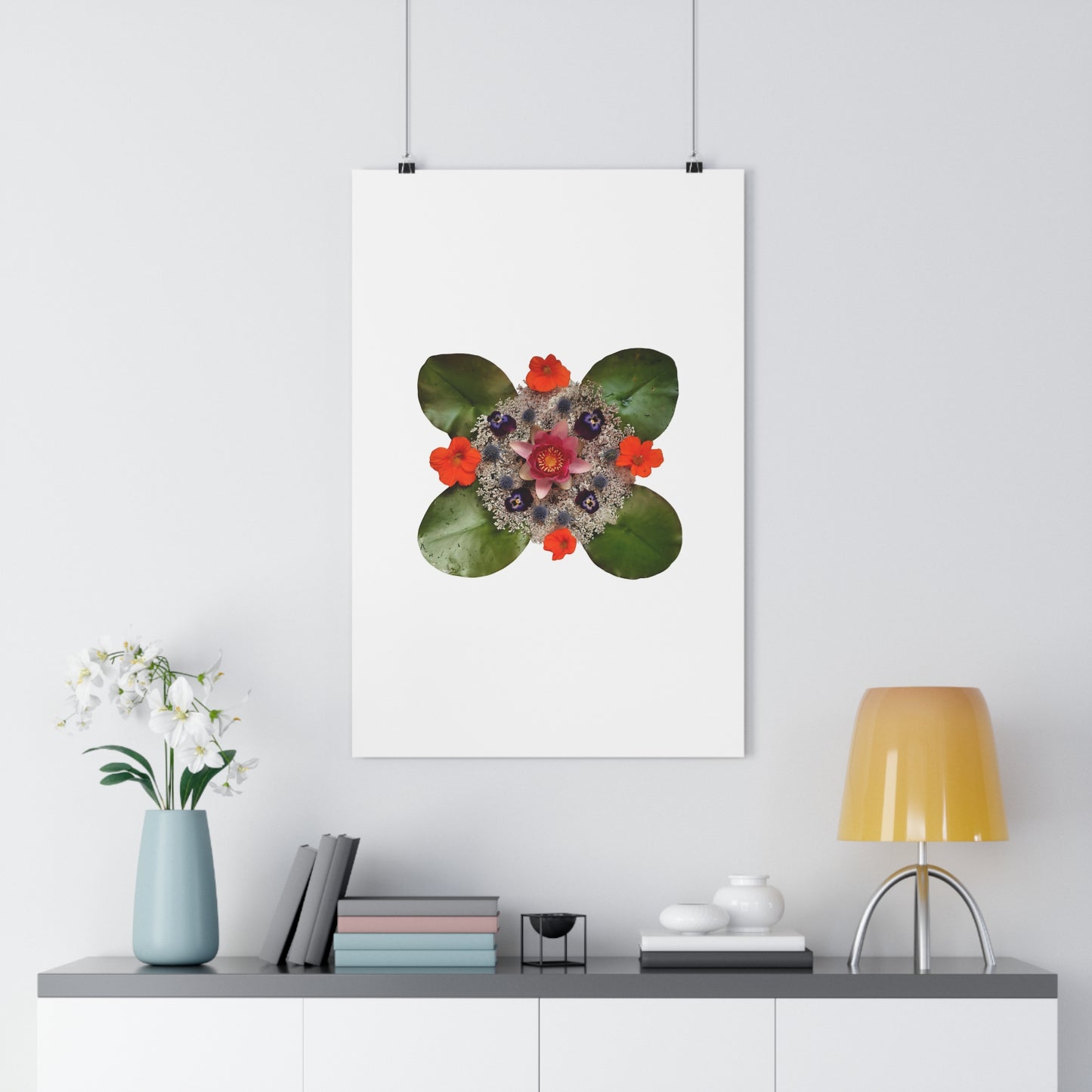 Mandala Poster (Water Lily)