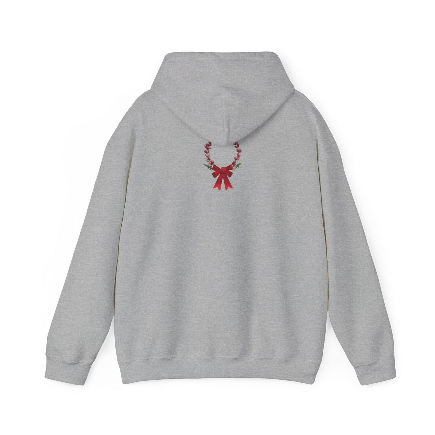 Ethically Grown Cotton Hoody (Christmas Wreath)