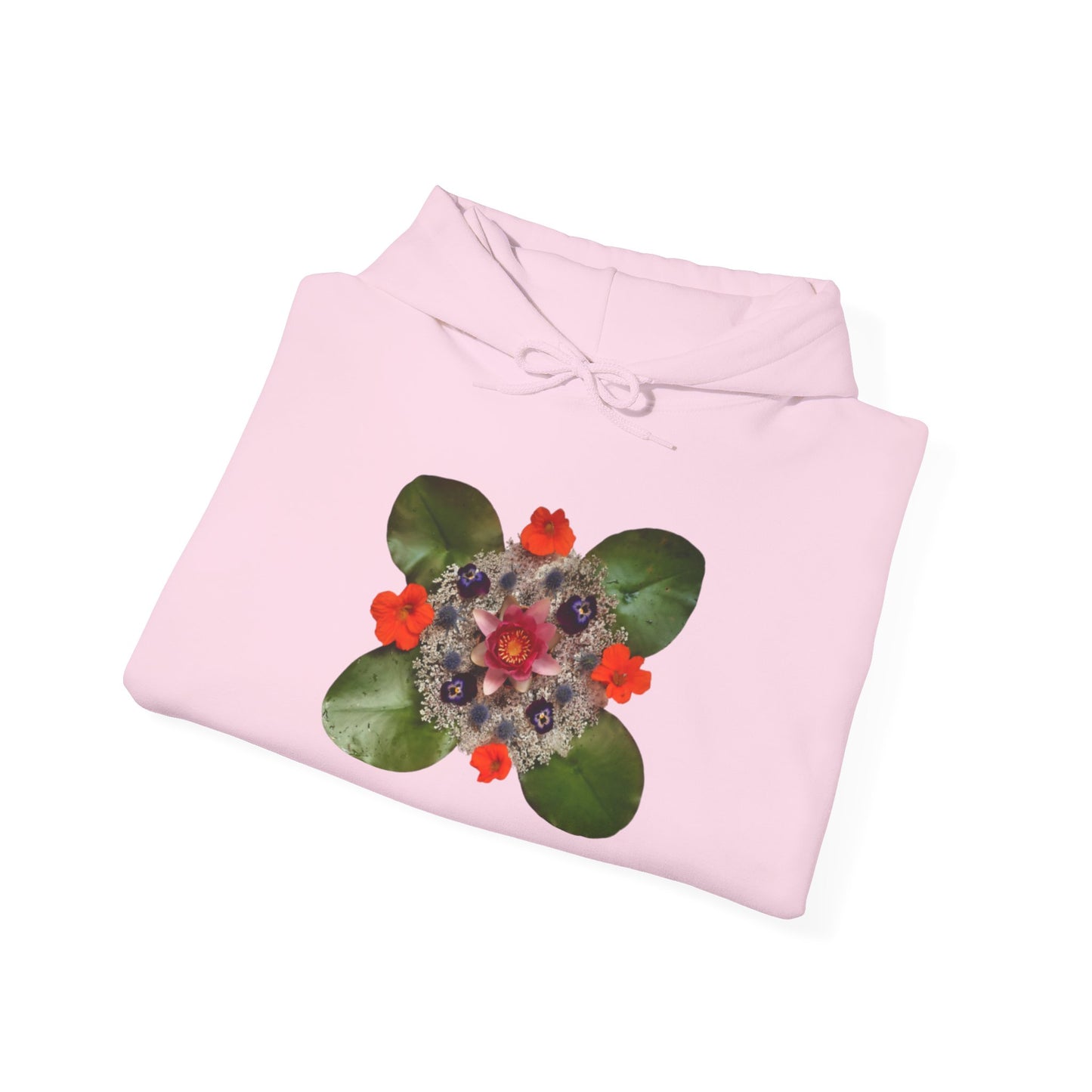 Ethically Grown Cotton Hoody (Water Lily)