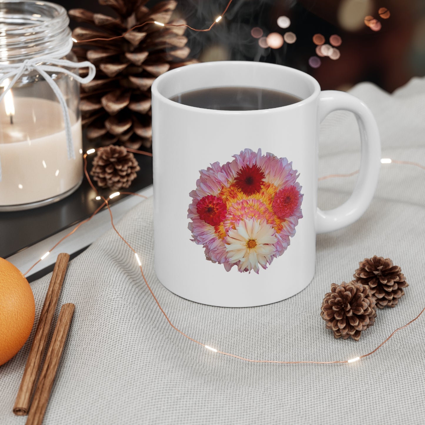 Mug (Fiery Dahlias)