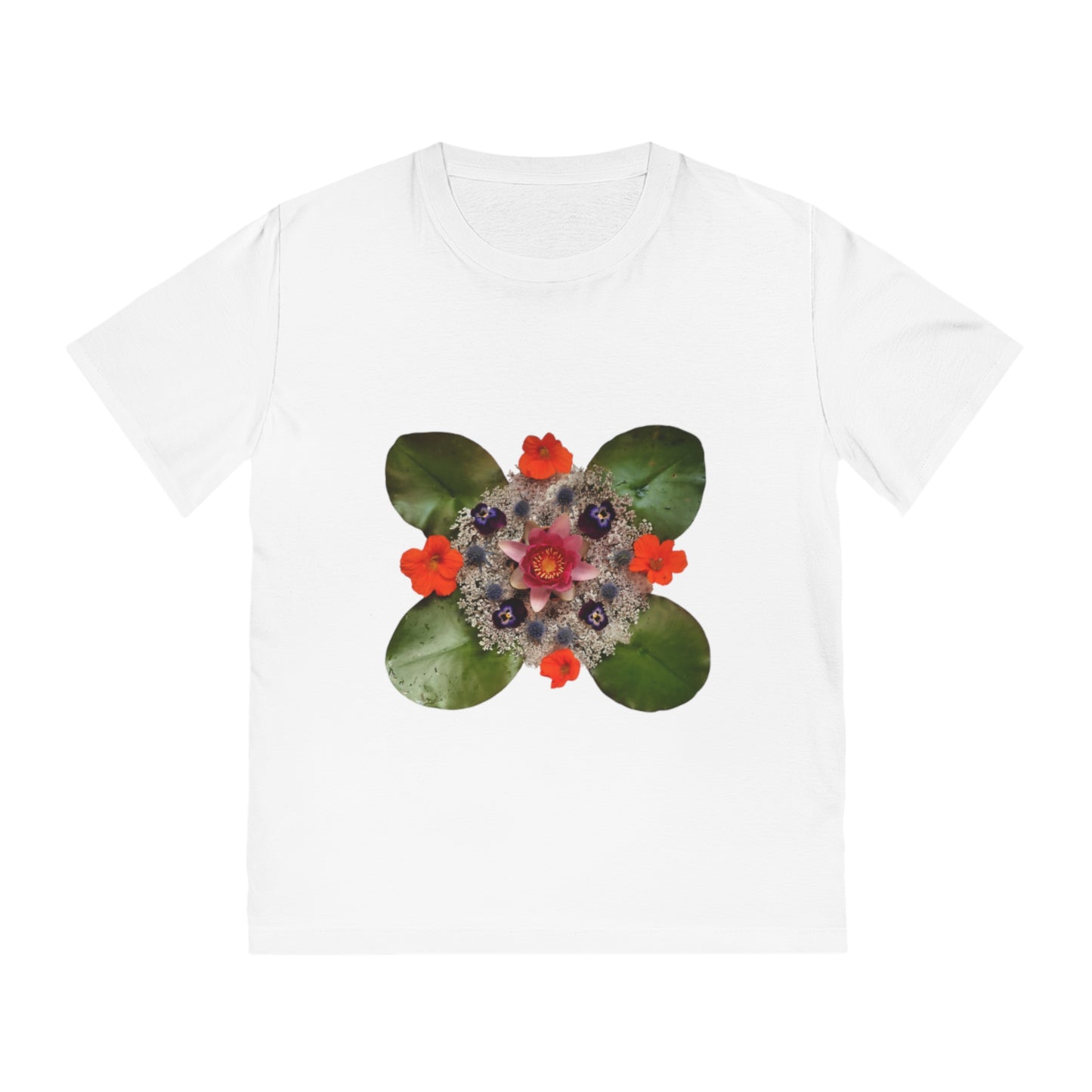 Unisex Mandala T-Shirt (Water Lily)