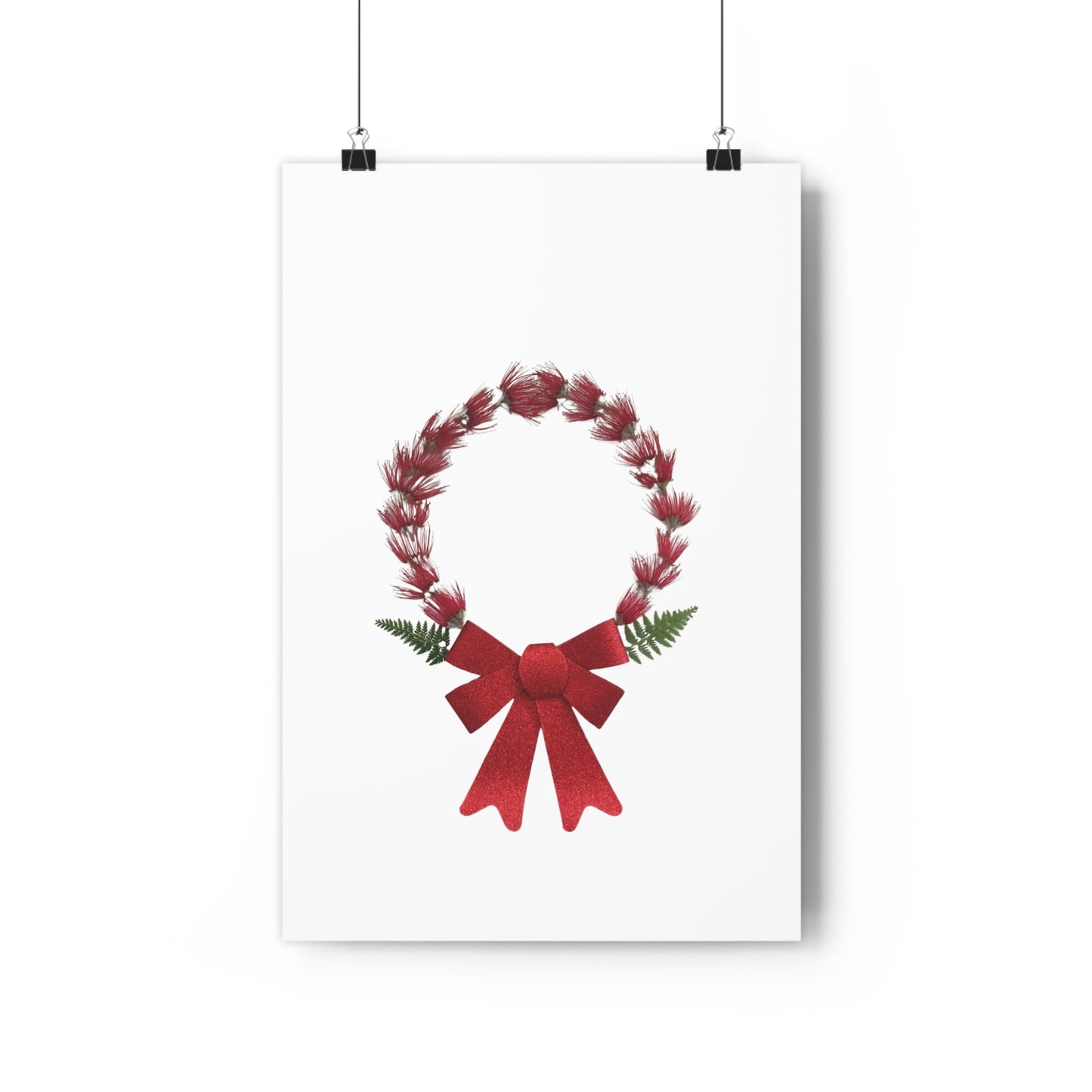 Mandala Poster (Christmas Wreath)