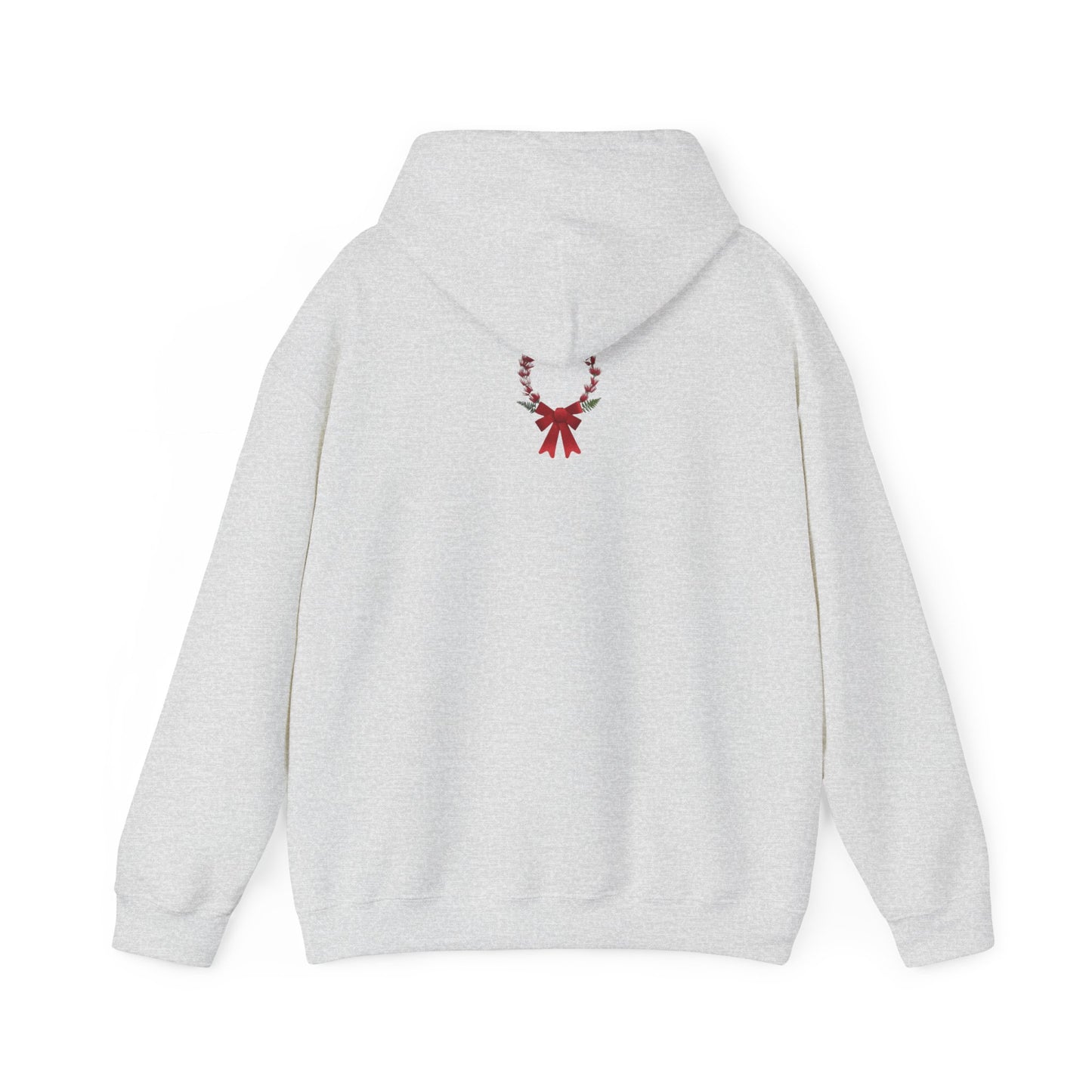 Ethically Grown Cotton Hoody (Christmas Wreath)