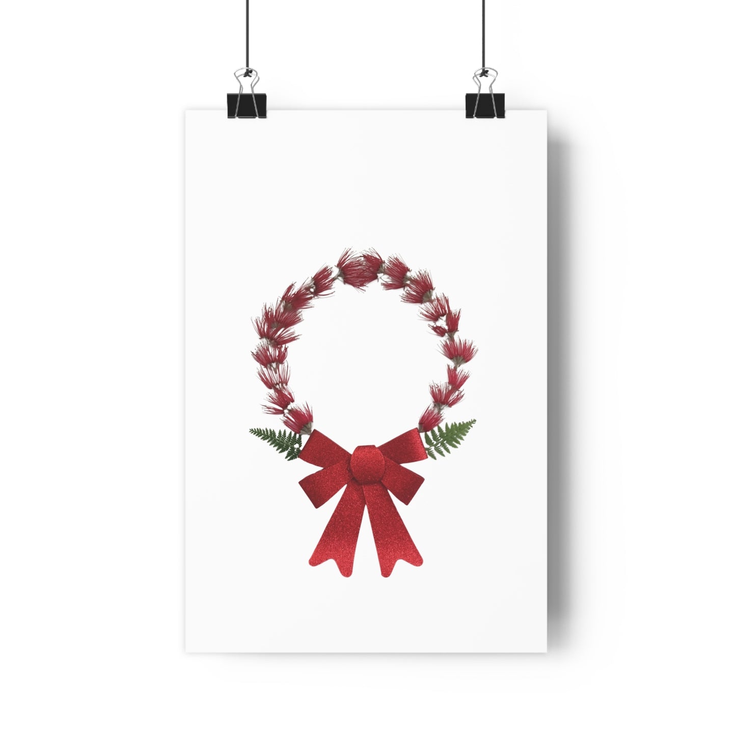 Mandala Poster (Christmas Wreath)