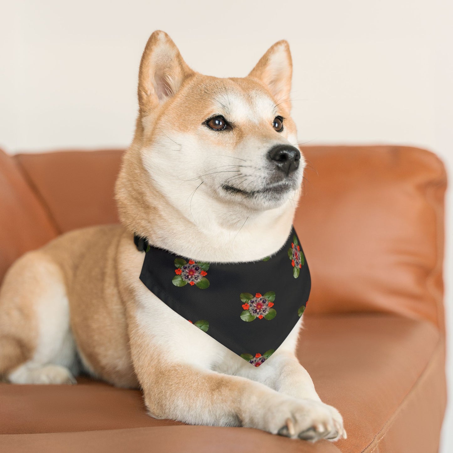 Pet Bandana Collar (Water Lily)