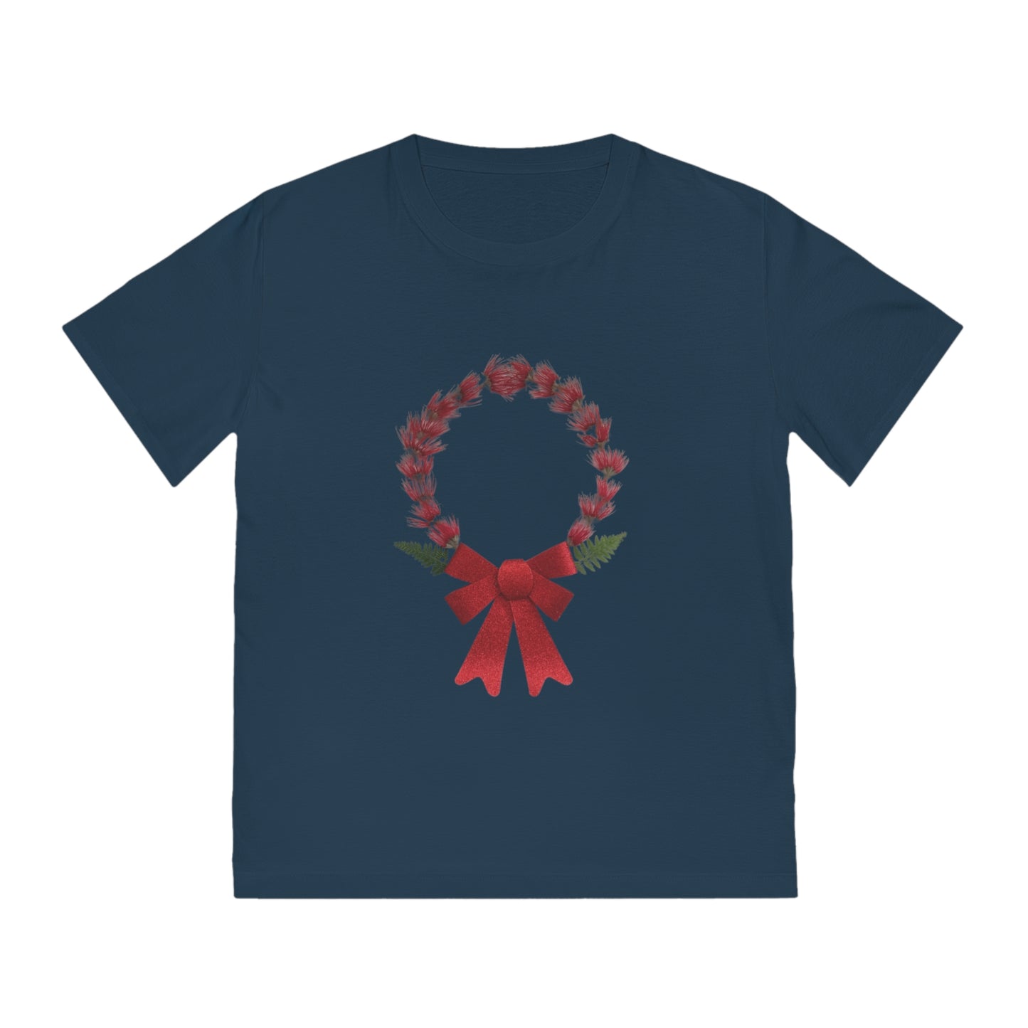 Unisex Mandala T-Shirt (Christmas Wreath)