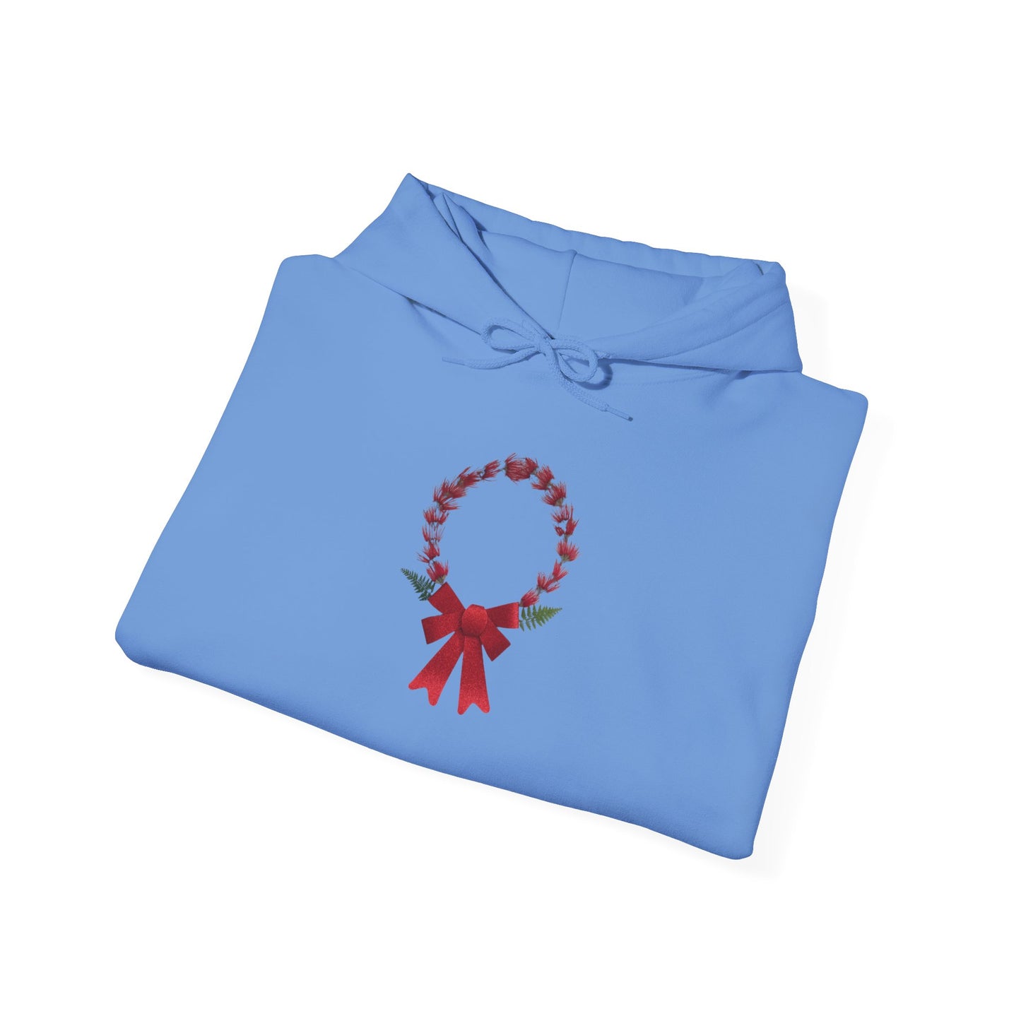 Ethically Grown Cotton Hoody (Christmas Wreath)