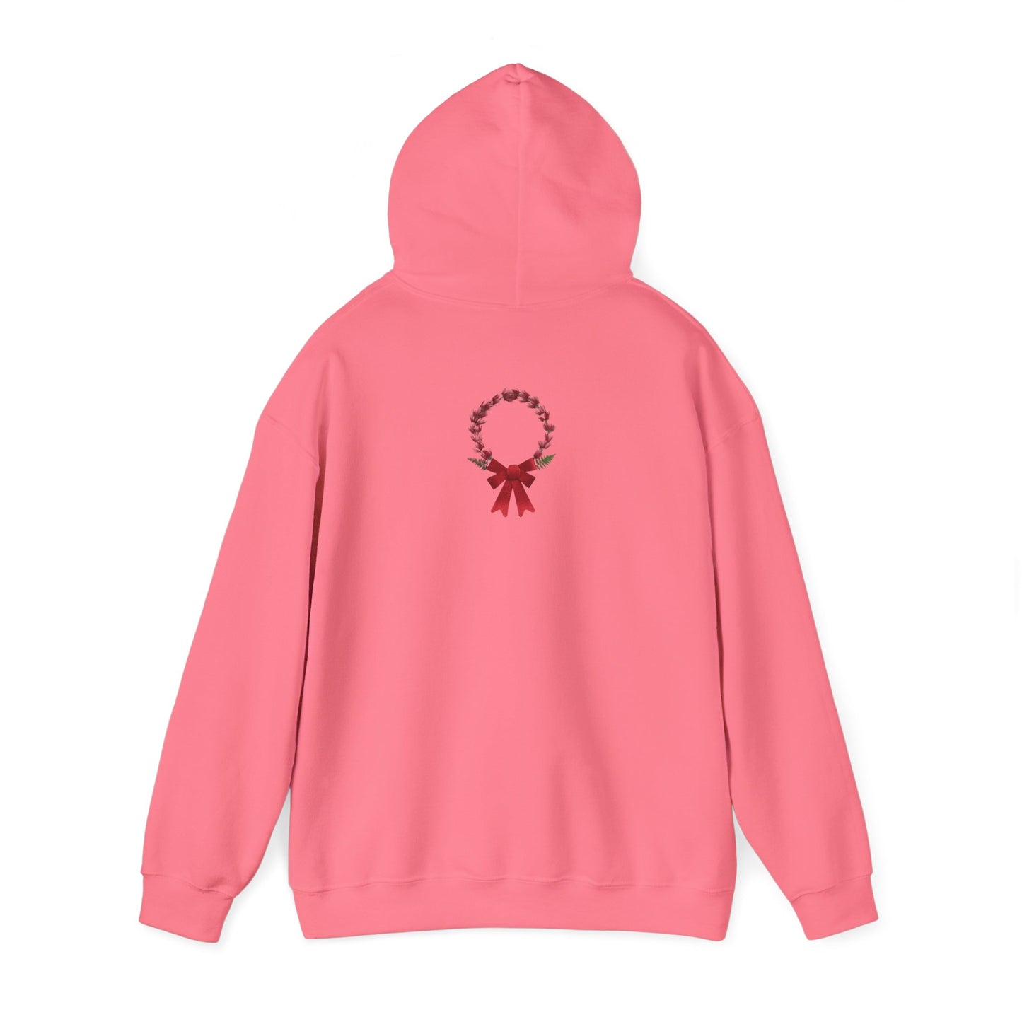 Ethically Grown Cotton Hoody (Christmas Wreath)