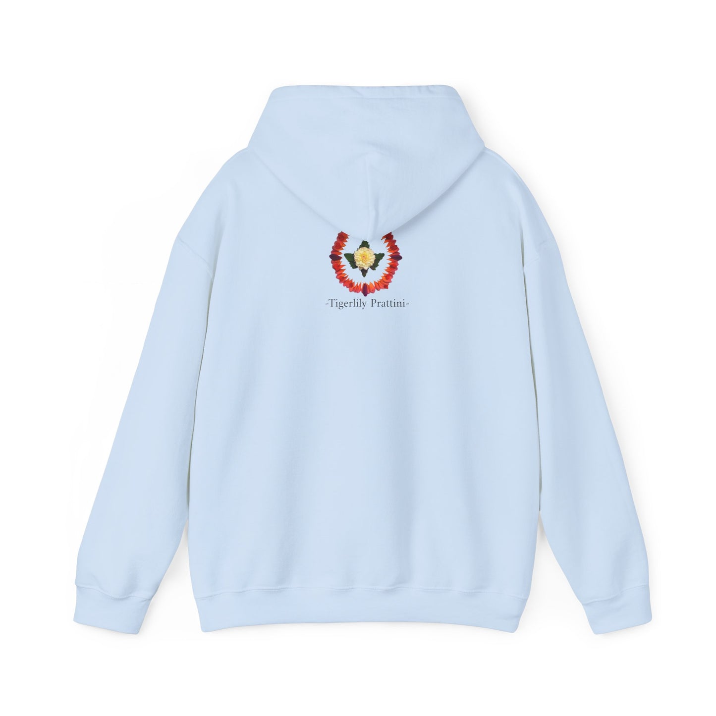 Ethically Grown Cotton Hoody (Summer Dahlias)
