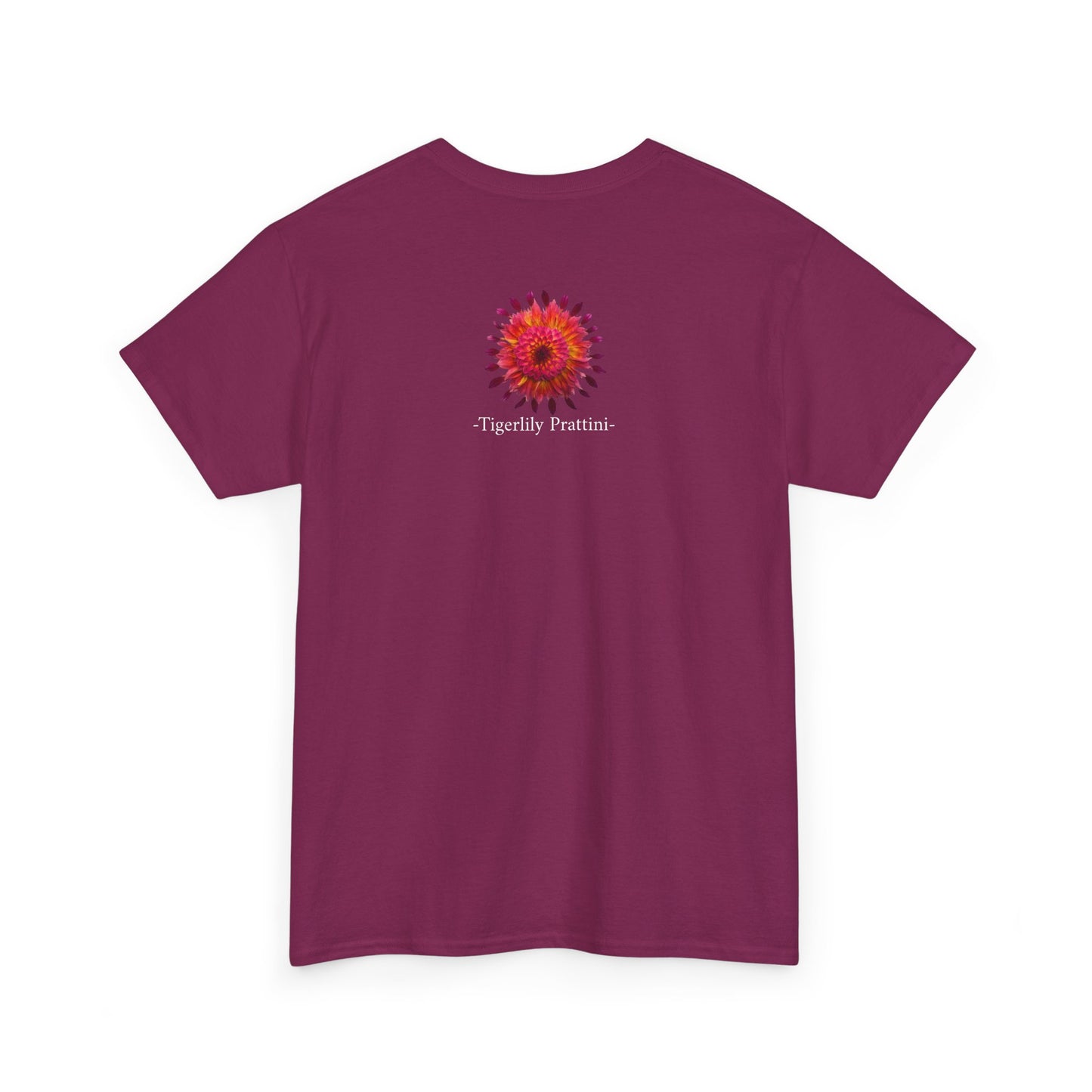 Heavy Cotton T-Shirt (Dahlia Extravaganza)