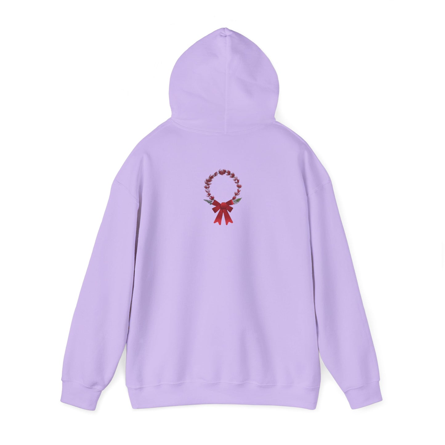 Ethically Grown Cotton Hoody (Christmas Wreath)