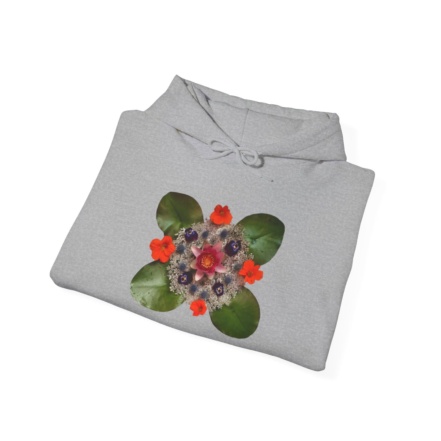 Ethically Grown Cotton Hoody (Water Lily)