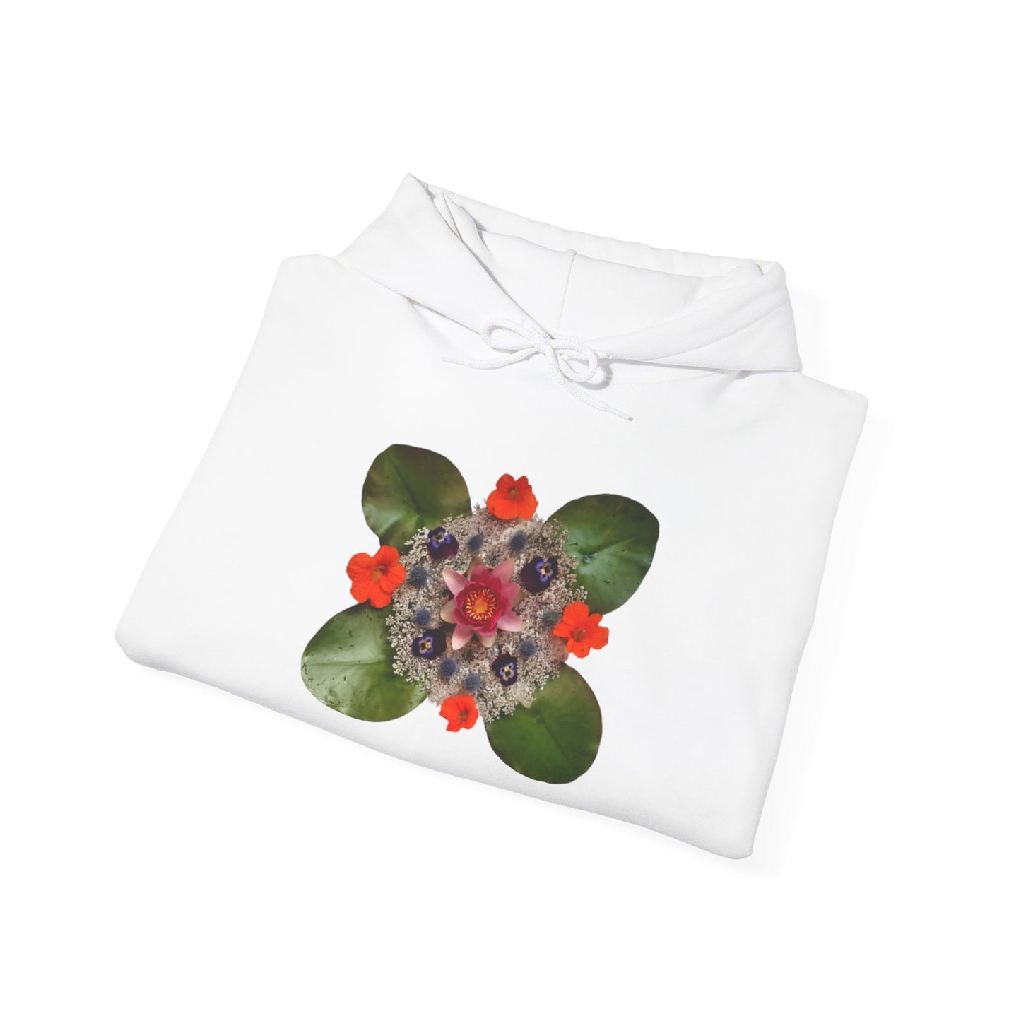 Ethically Grown Cotton Hoody (Water Lily)