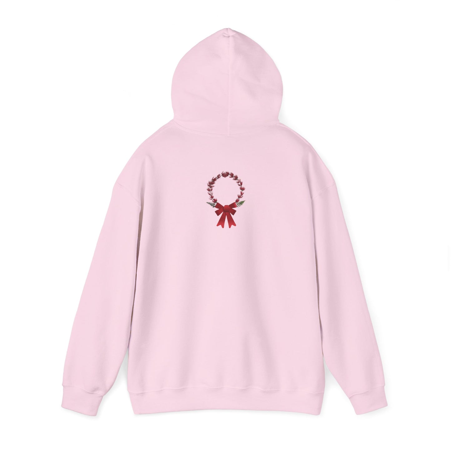 Ethically Grown Cotton Hoody (Christmas Wreath)