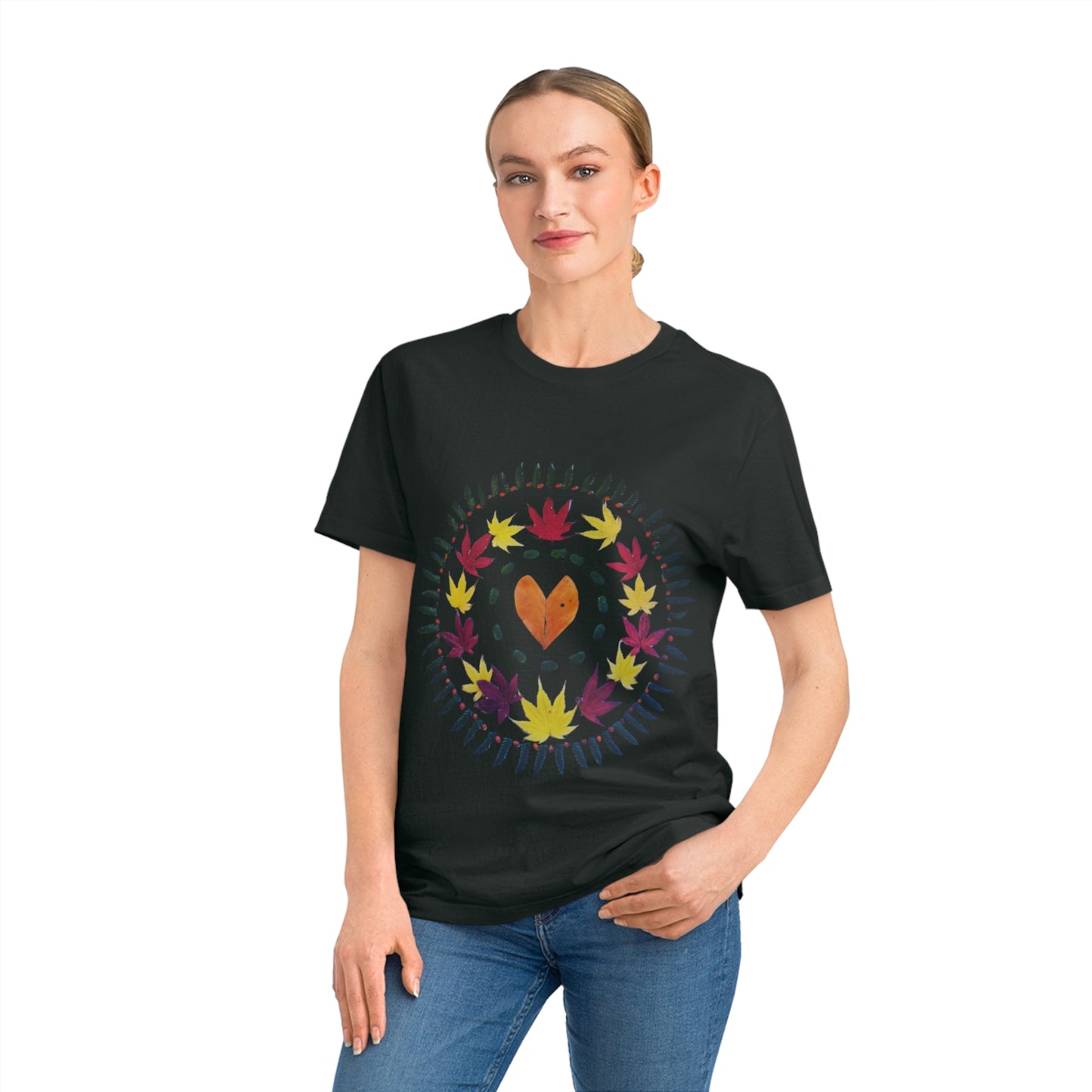 Unisex Mandala T-Shirt (Autumn Beginnings)