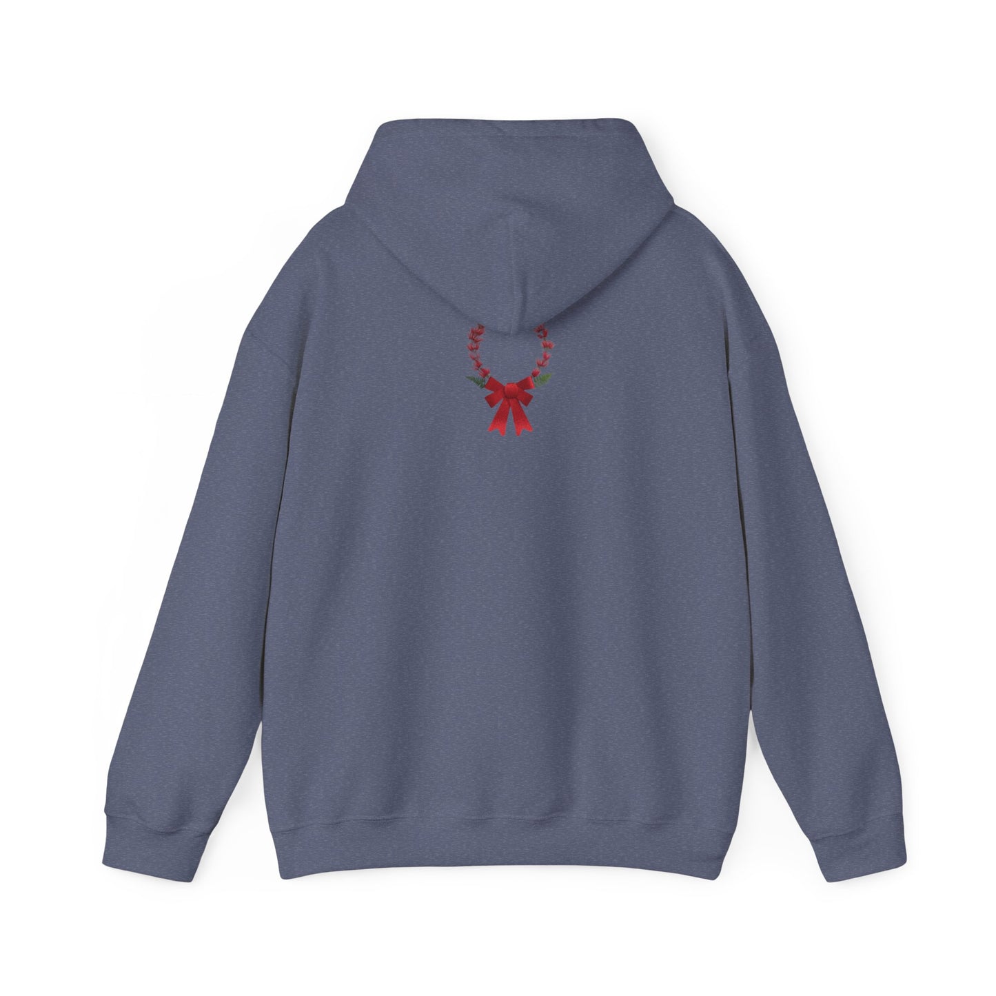 Ethically Grown Cotton Hoody (Christmas Wreath)