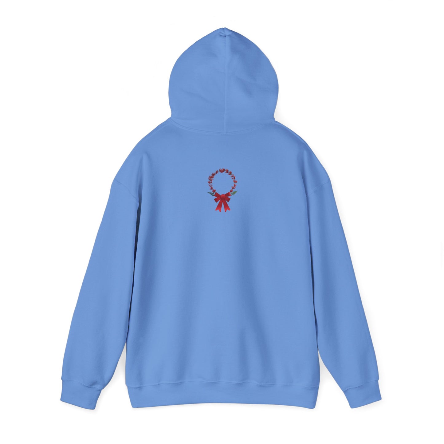 Ethically Grown Cotton Hoody (Christmas Wreath)