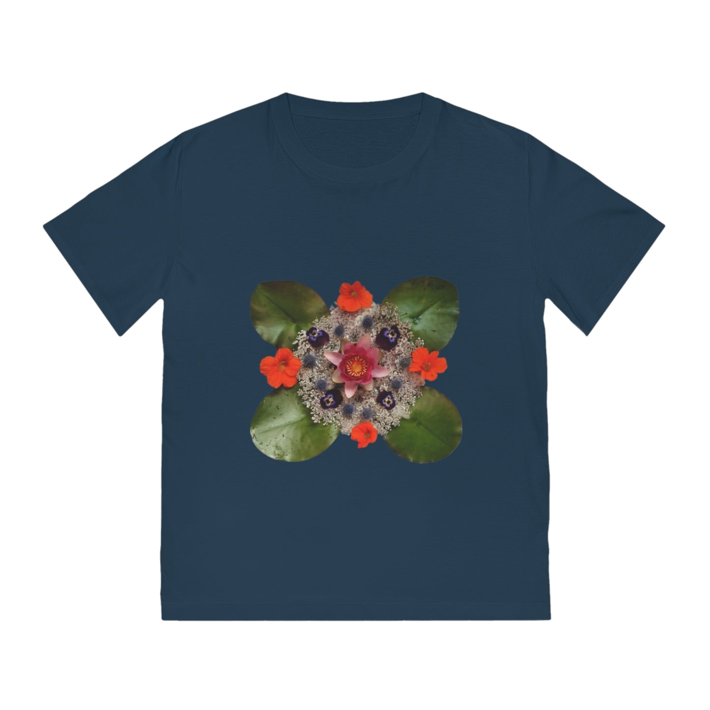 Unisex Mandala T-Shirt (Water Lily)