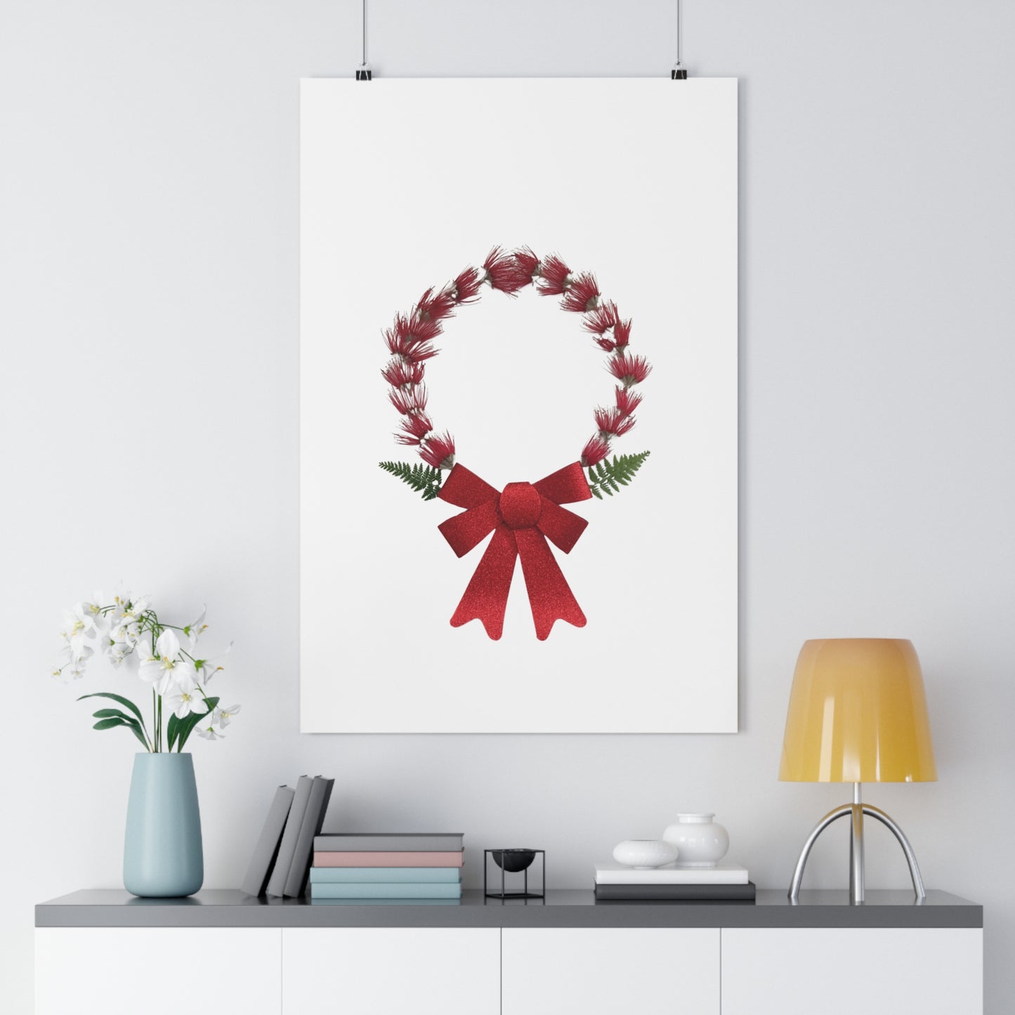 Mandala Poster (Christmas Wreath)