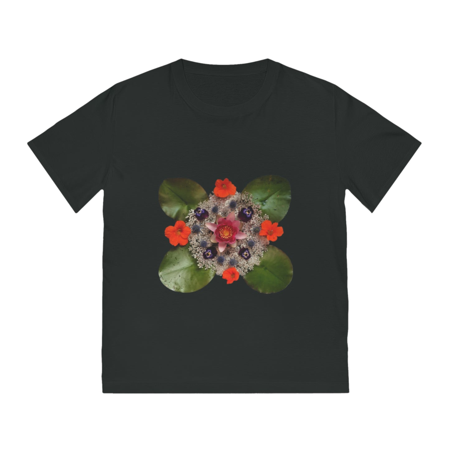 Unisex Mandala T-Shirt (Water Lily)