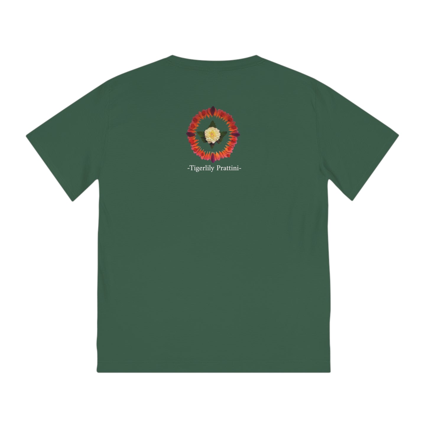 Unisex Mandala T-Shirt (Summer Dahlias)