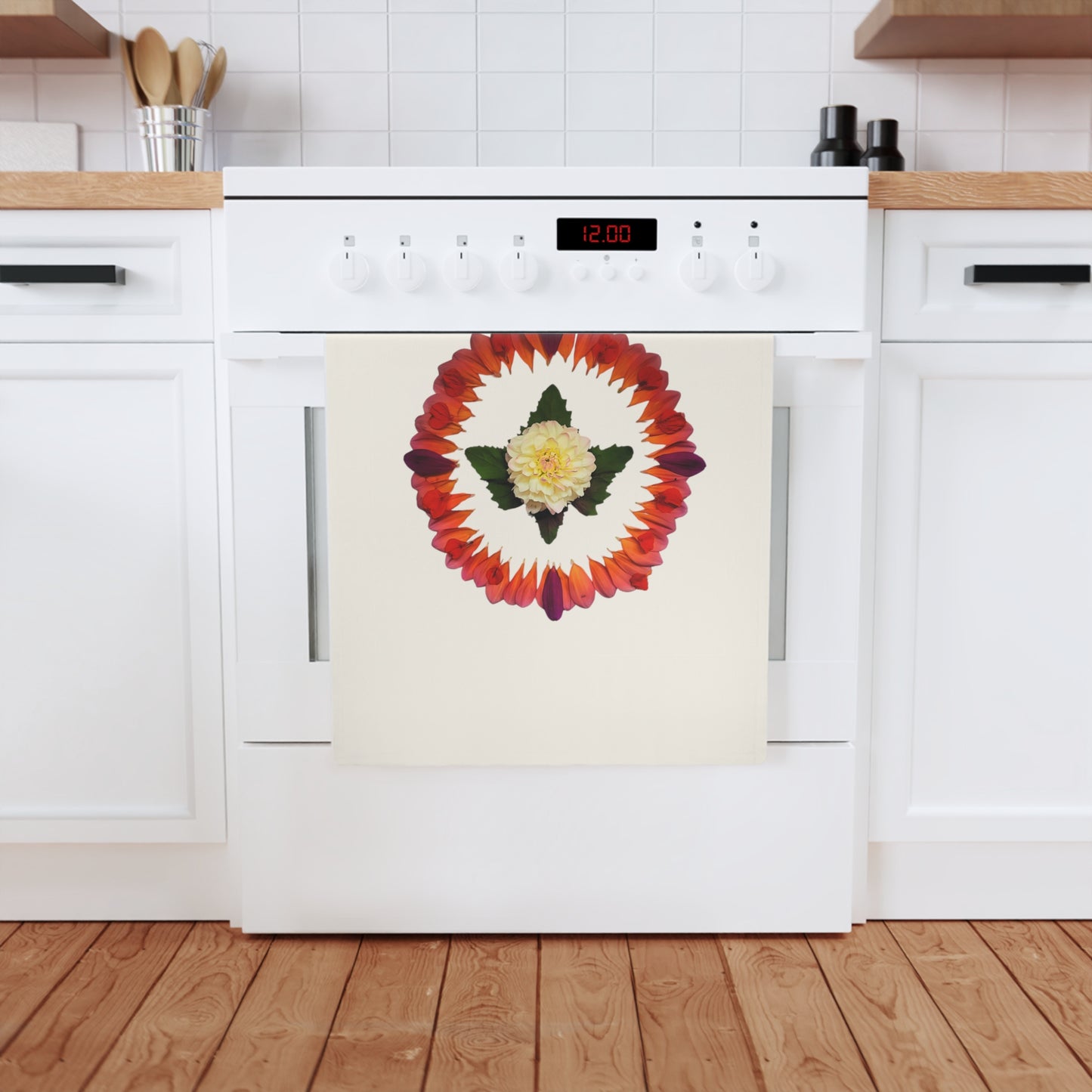 Tea Towel (Summer Dahlias)
