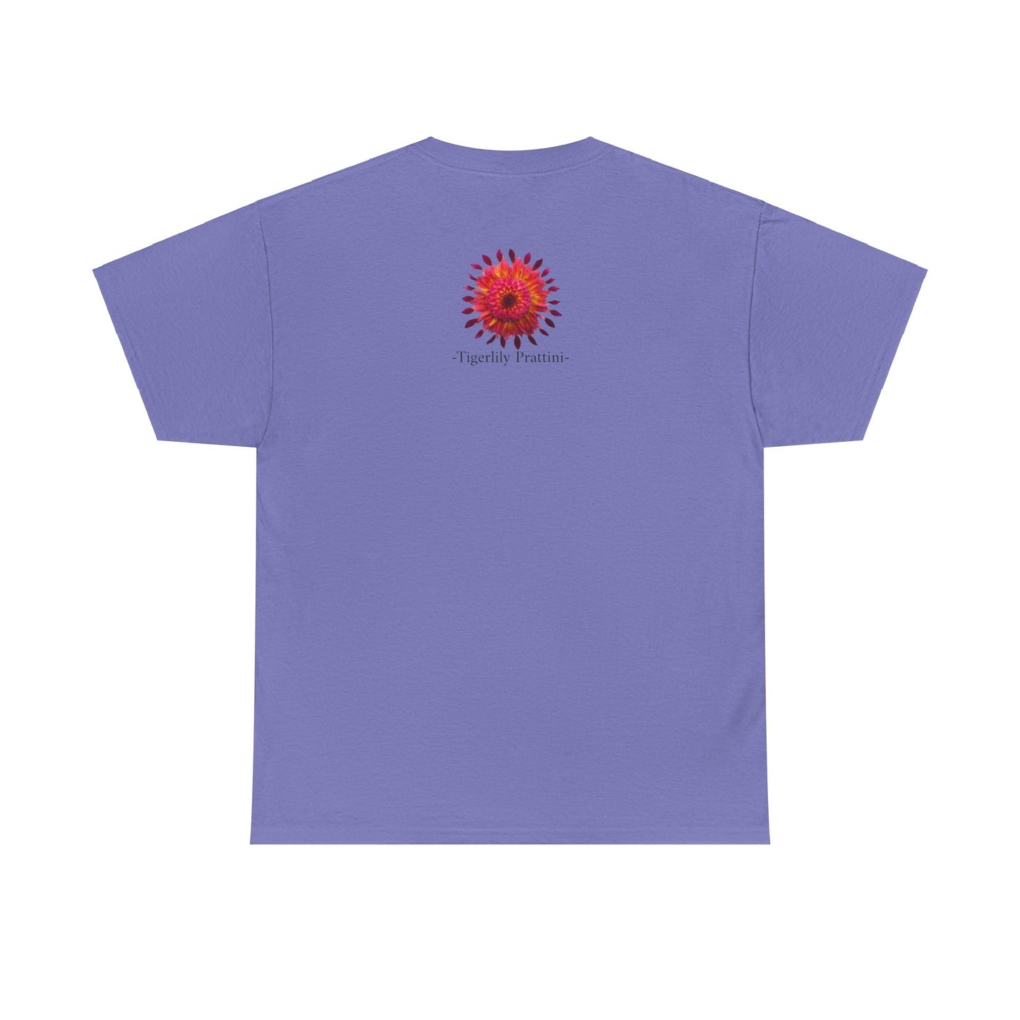Heavy Cotton T-Shirt (Dahlia Extravaganza)