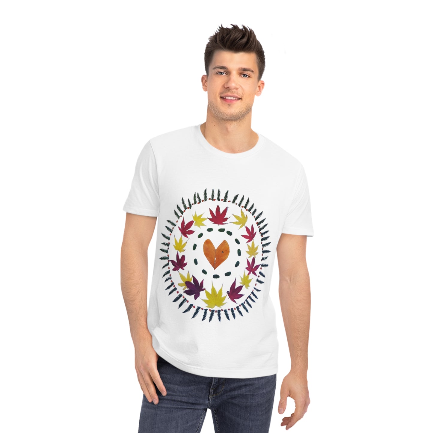 Unisex Mandala T-Shirt (Autumn Beginnings)