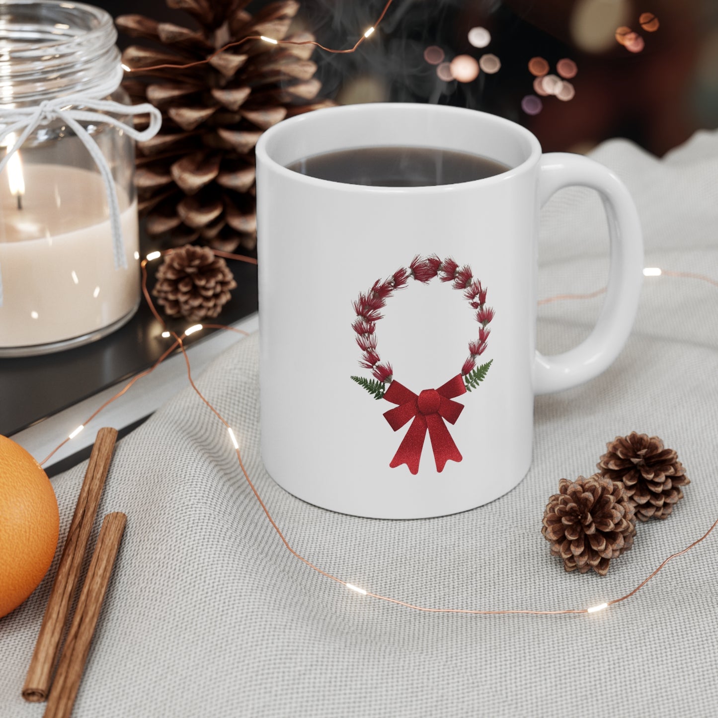 Mug (Christmas Wreath)