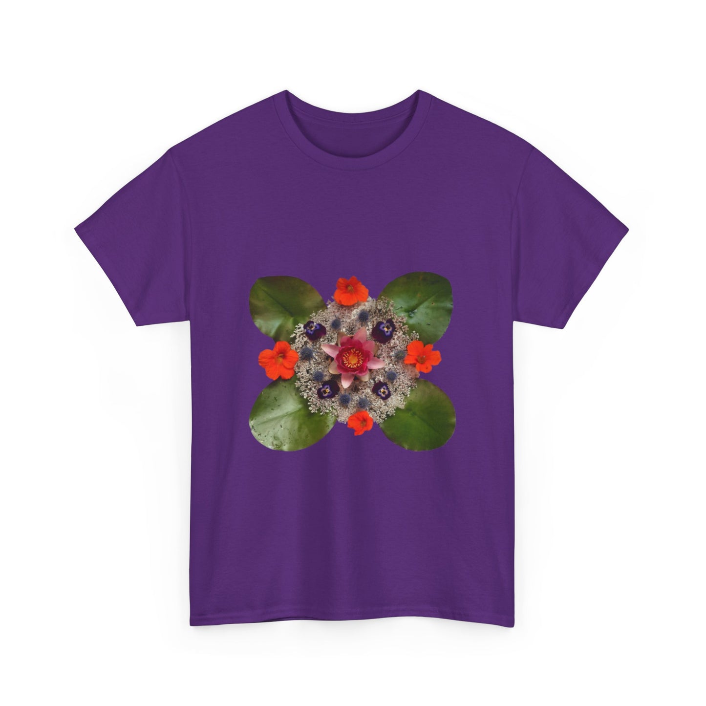 Heavy Cotton T-Shirt (Water Lily)