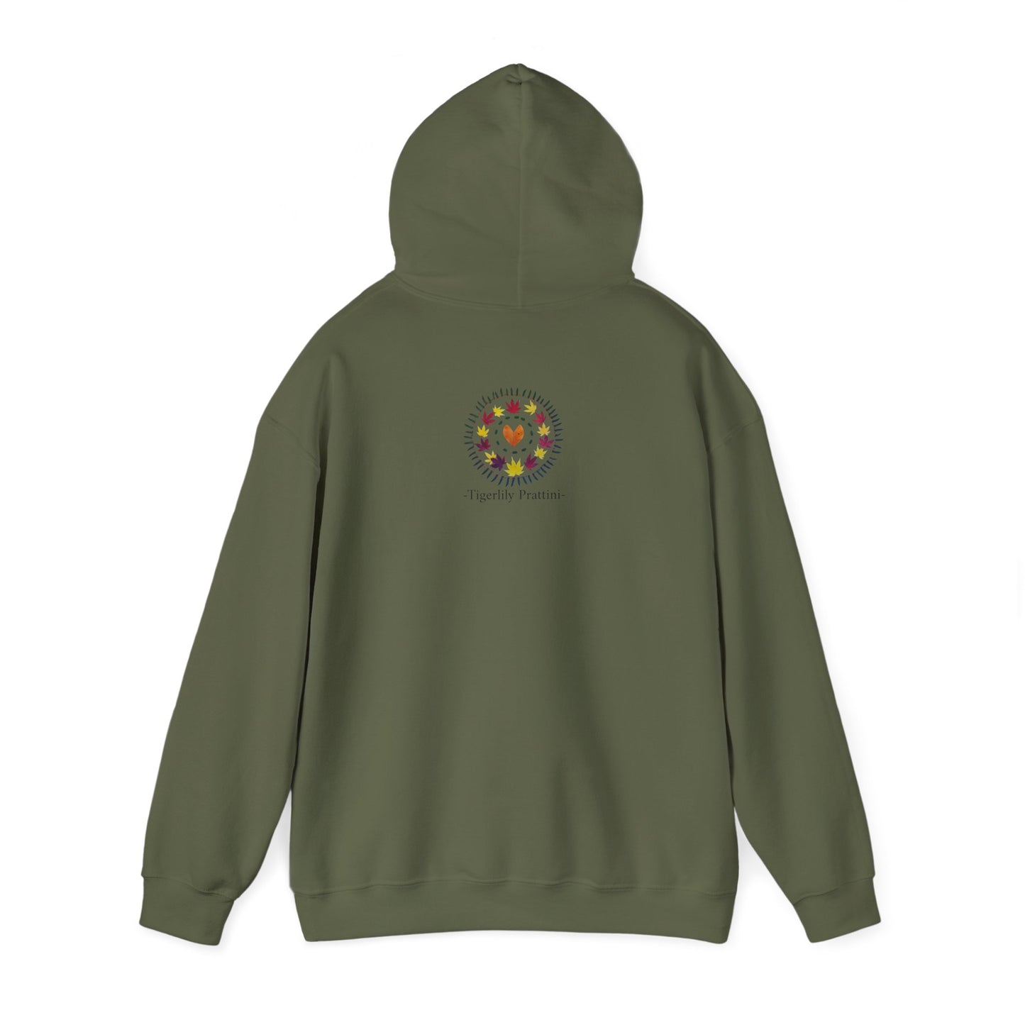 Ethically Grown Cotton Hoody (Autumn Leaves)