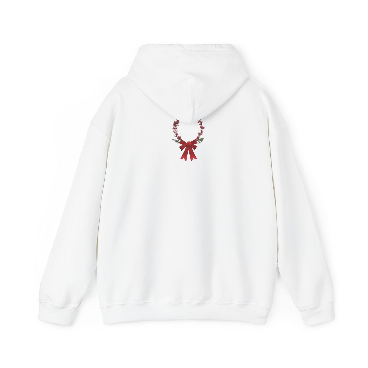 Ethically Grown Cotton Hoody (Christmas Wreath)